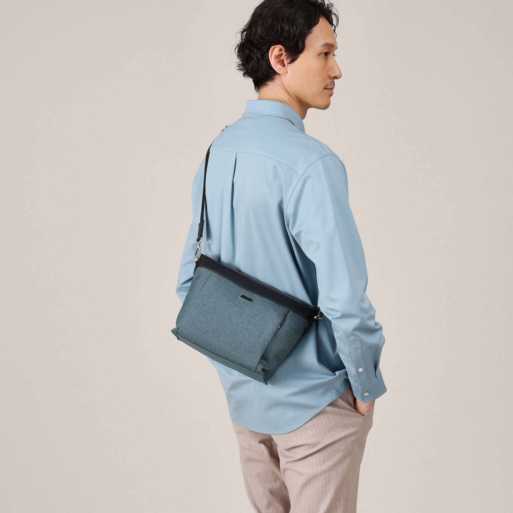 TAKEO KIKUCHI「【横型】ヘリンボン ショルダーバッグ」|ショルダー・メッセンジャー|