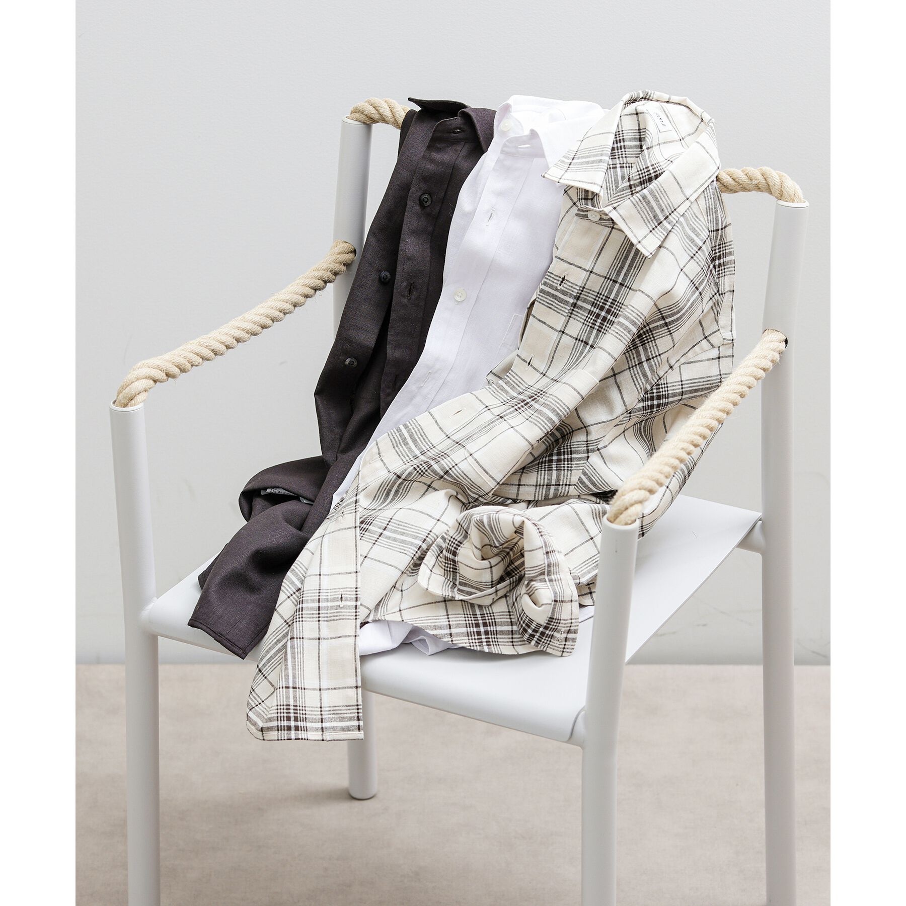 TAKEO KIKUCHI「【LIMITED】リネンブレンド 7分袖シャツ」|シャツ・ブラウス|