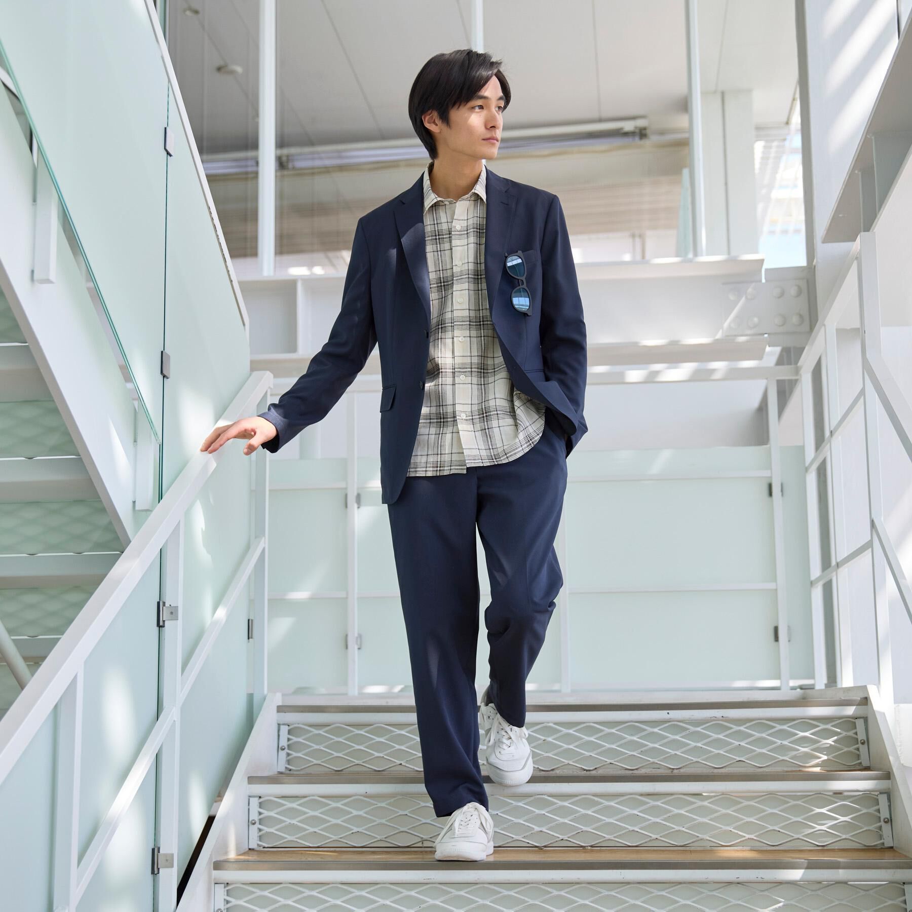 TAKEO KIKUCHI「【LIMITED】リネンブレンド 7分袖シャツ」|シャツ・ブラウス|