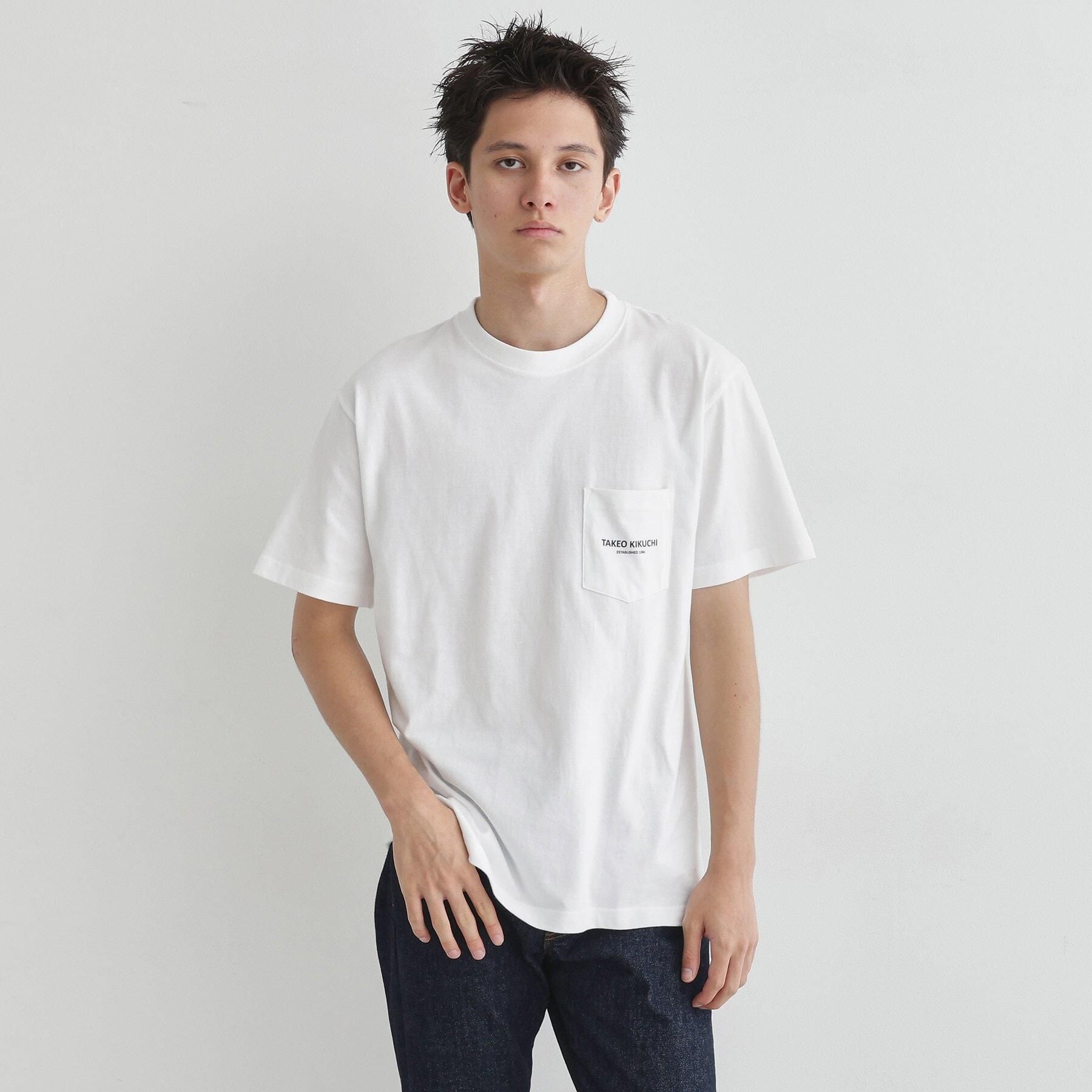 TAKEO KIKUCHI「【LIMITED】EST．1984ワンポイントロゴTシャツ」|Tシャツ・カットソー|