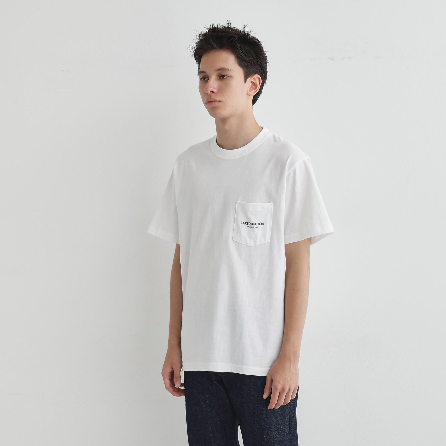 TAKEO KIKUCHI「【LIMITED】EST．1984ワンポイントロゴTシャツ」|Tシャツ・カットソー|