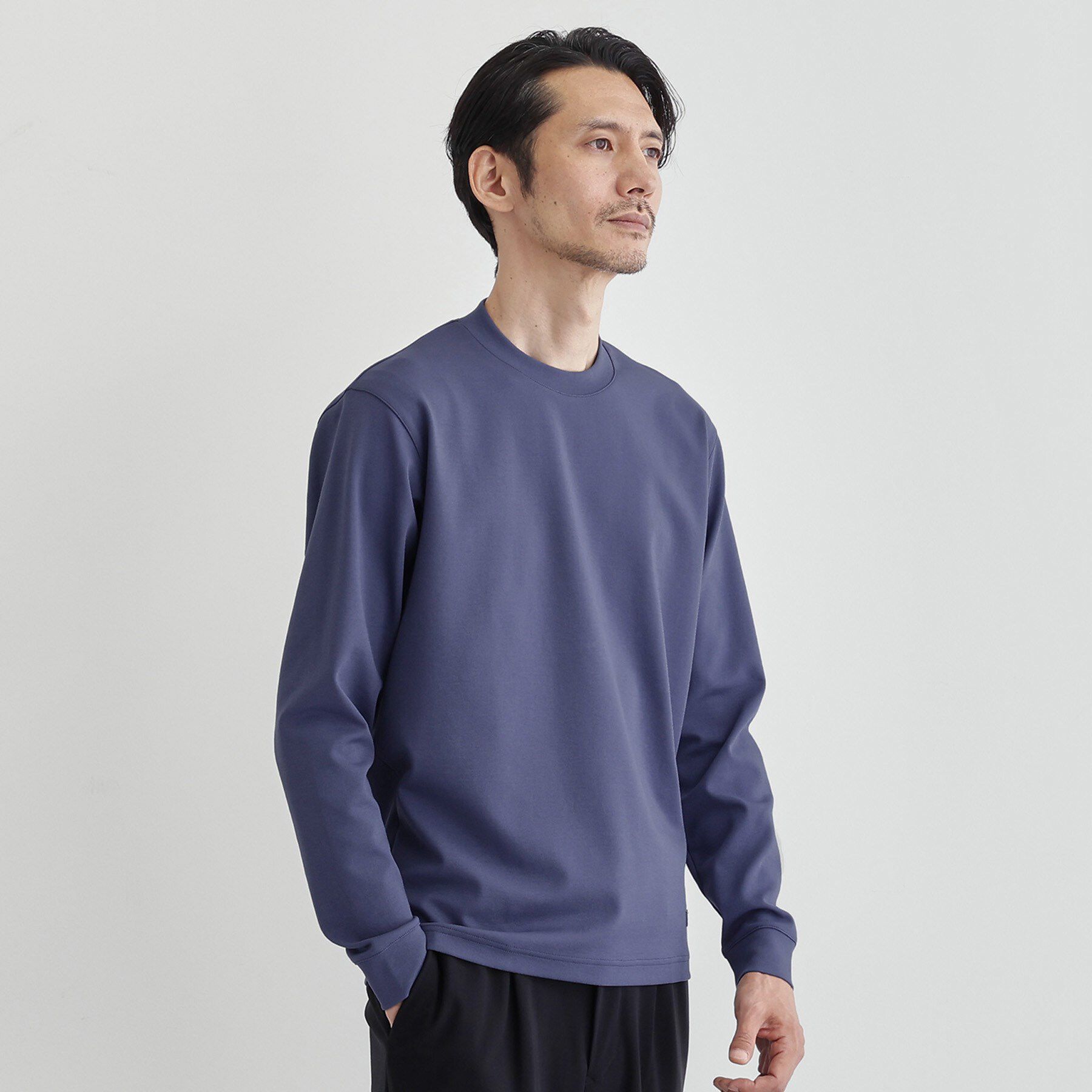 TAKEO KIKUCHI「【Ｓサイズ～】ストレッチ テーラードＴシャツ」|Tシャツ・カットソー|