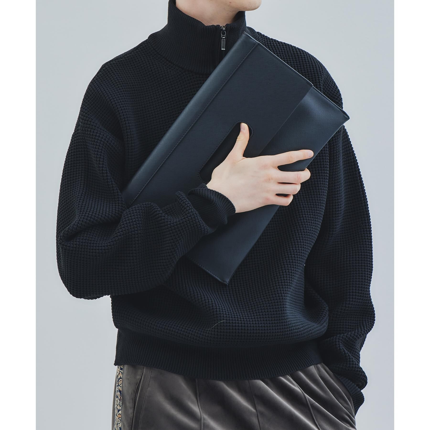 tk.TAKEO KIKUCHI「【WEB限定】レザー調クラッチバッグ」|クラッチバッグ|