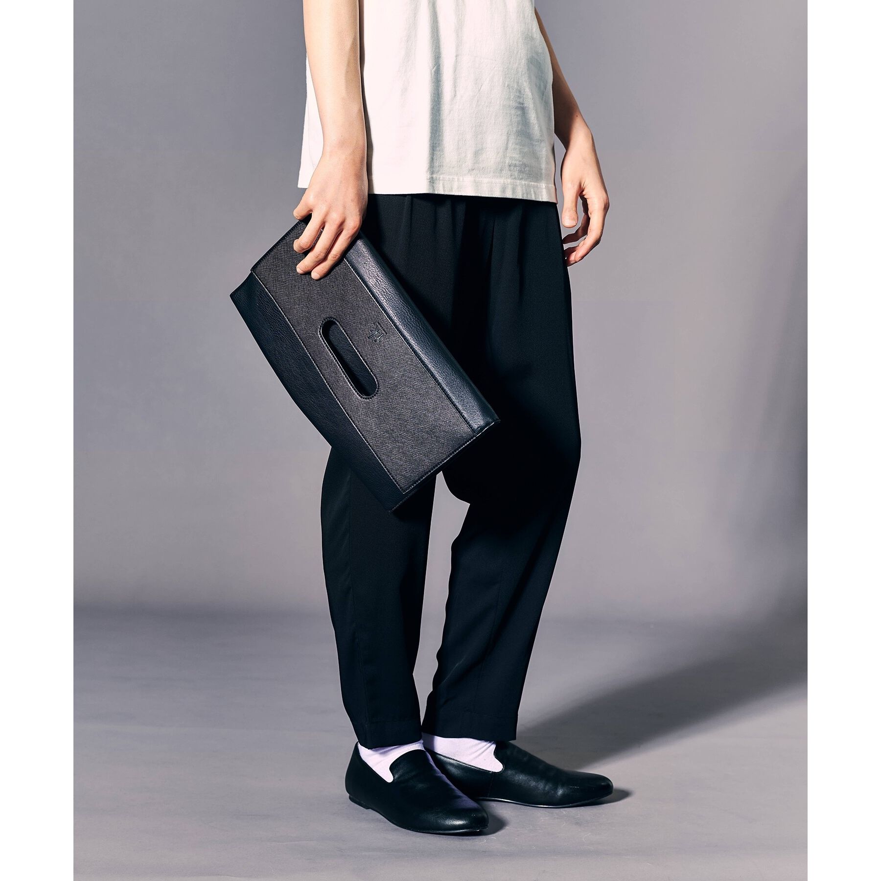 tk.TAKEO KIKUCHI「【WEB限定】レザー調クラッチバッグ」|クラッチバッグ|