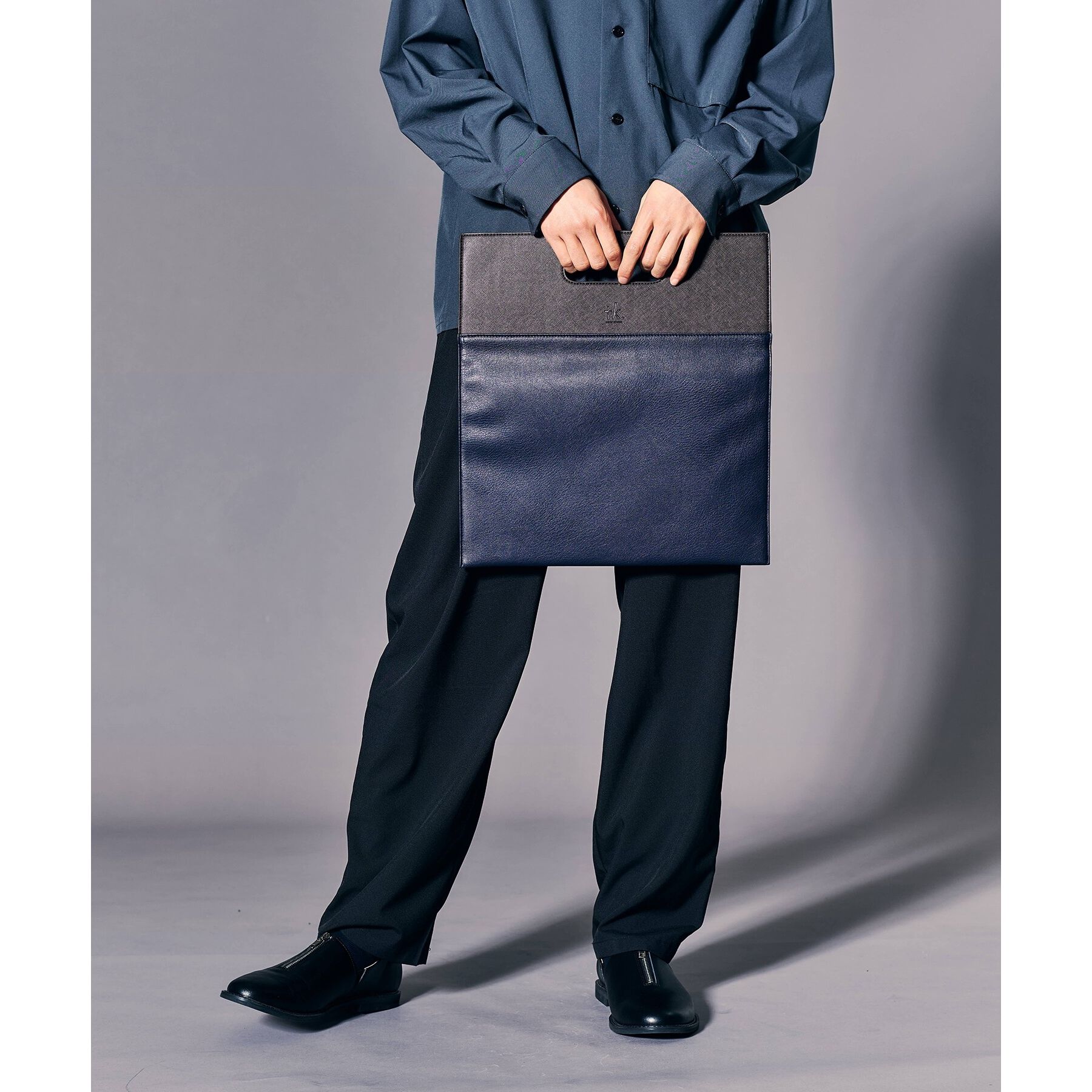 tk.TAKEO KIKUCHI「【WEB限定】レザー調クラッチバッグ」|クラッチバッグ|