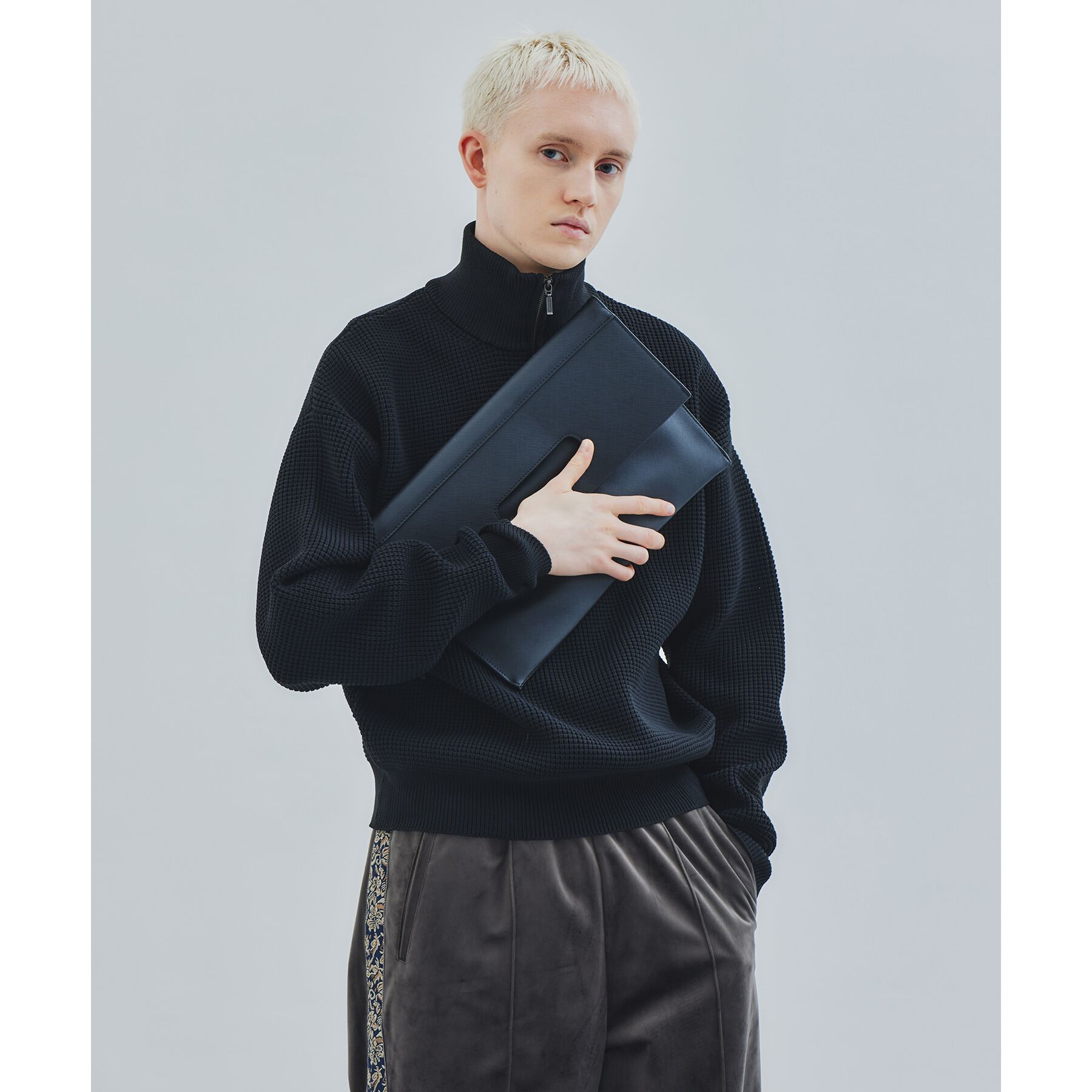 tk.TAKEO KIKUCHI「【WEB限定】レザー調クラッチバッグ」|クラッチバッグ|