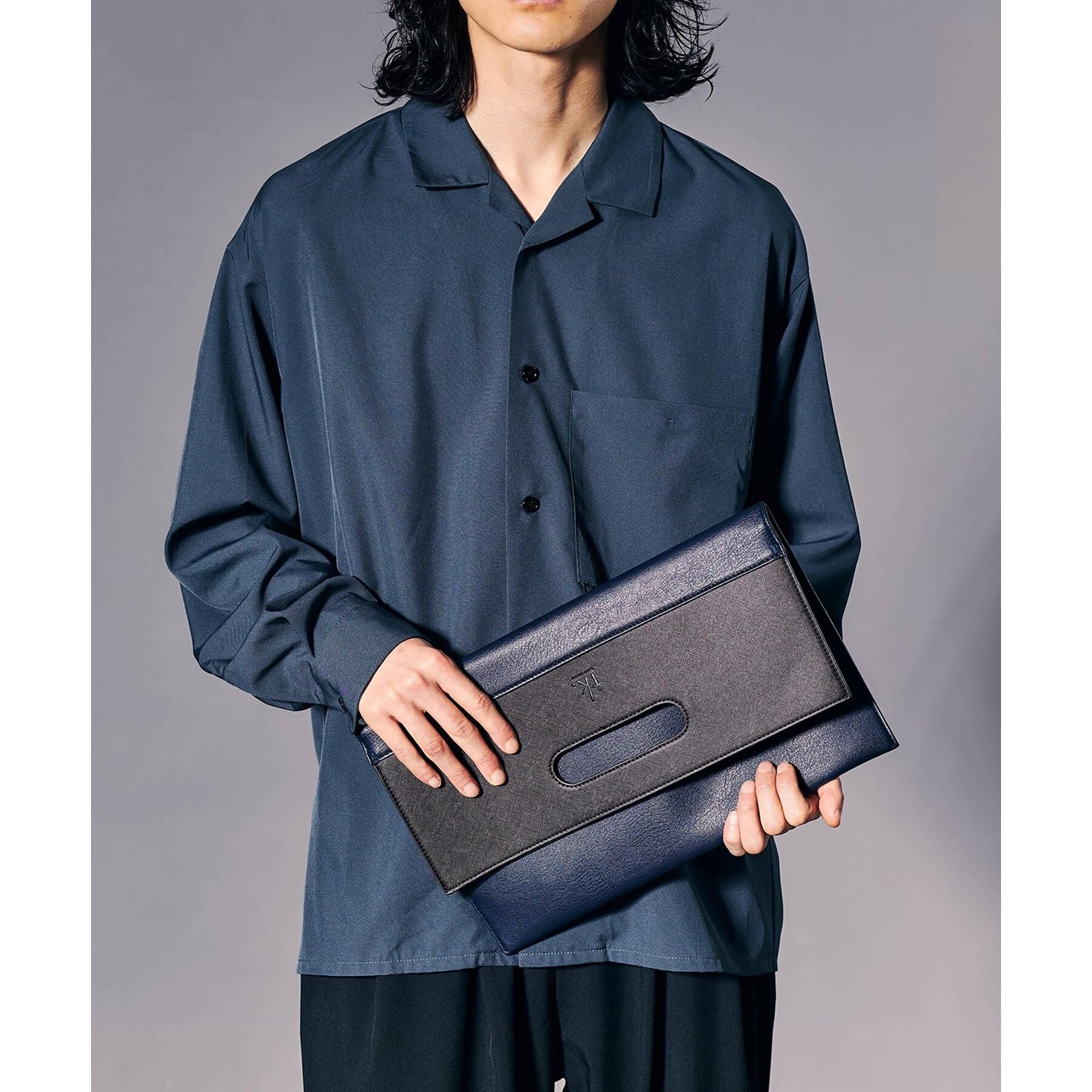 tk.TAKEO KIKUCHI「【WEB限定】レザー調クラッチバッグ」|クラッチバッグ|