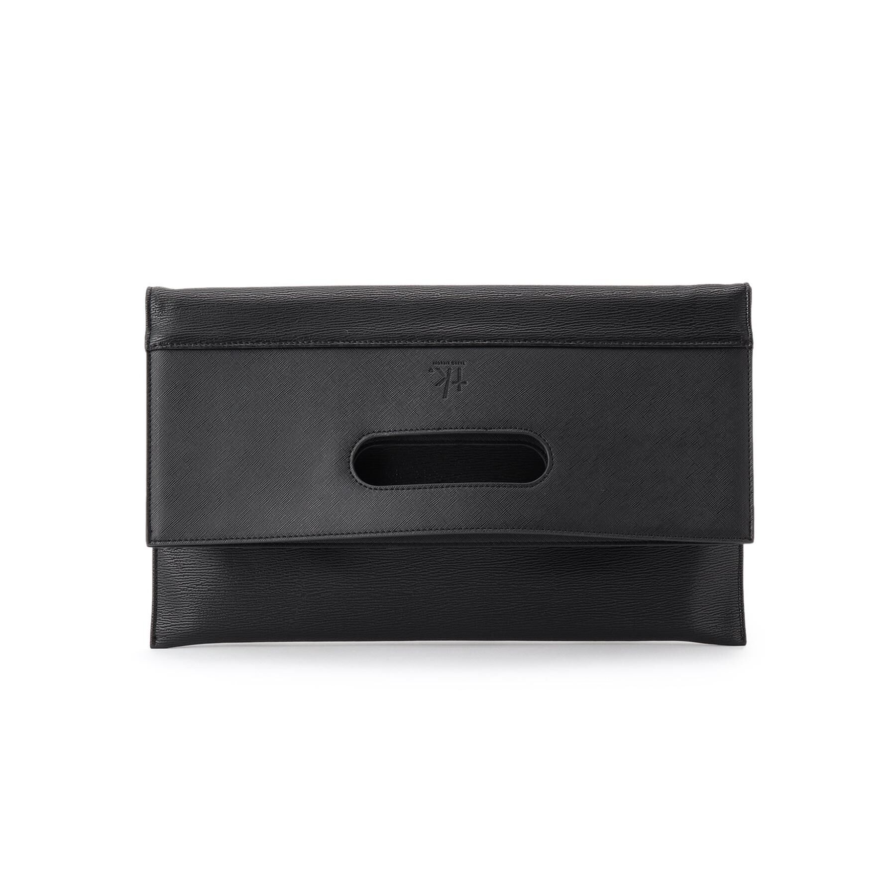 tk.TAKEO KIKUCHI「【WEB限定】レザー調クラッチバッグ」|クラッチバッグ|ブラック(619)