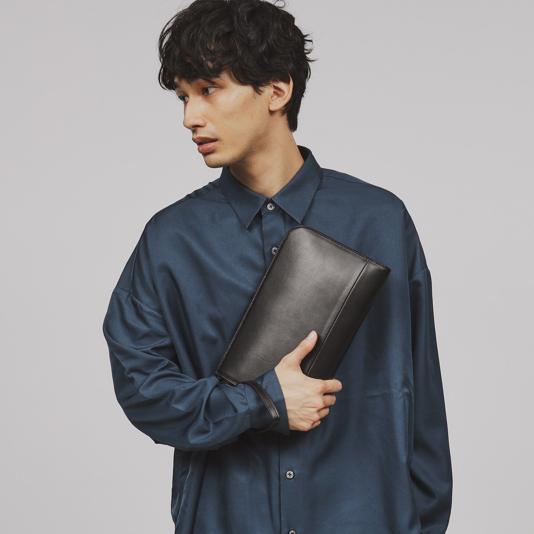 tk.TAKEO KIKUCHI「リアルレザークラッチ（冠婚葬祭OK）」|クラッチバッグ|