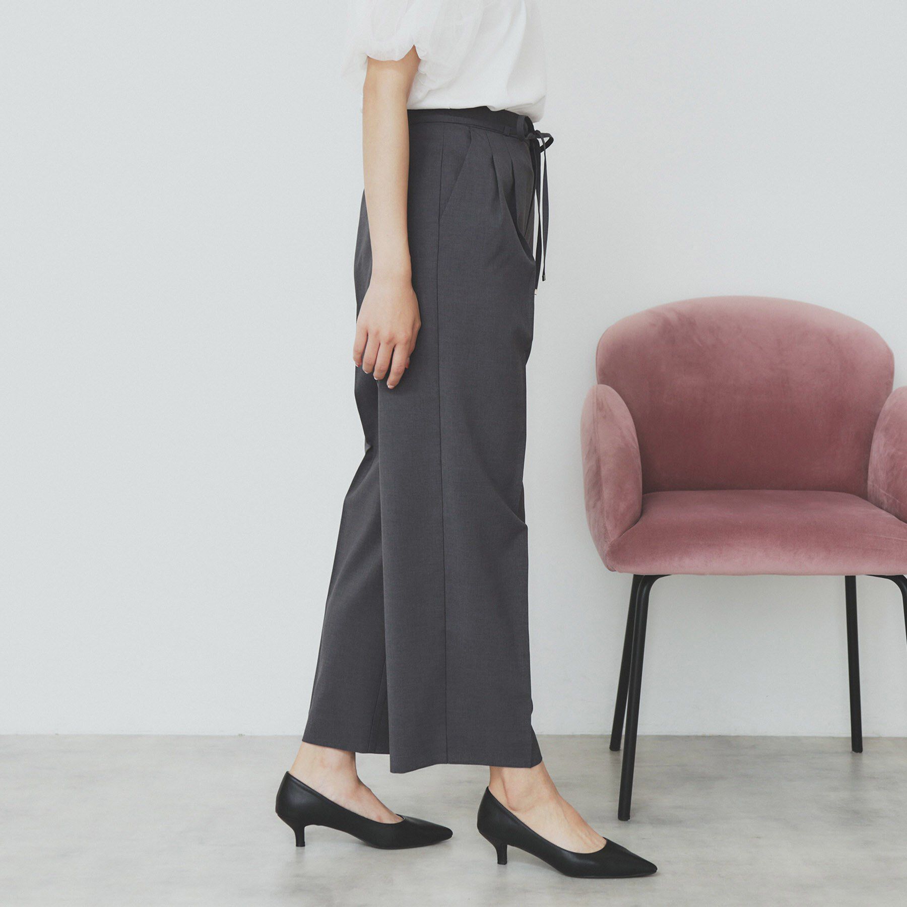 index「ストレッチ2タックワイドパンツ【洗濯機洗い可/接触冷感/吸水速乾】」|その他|