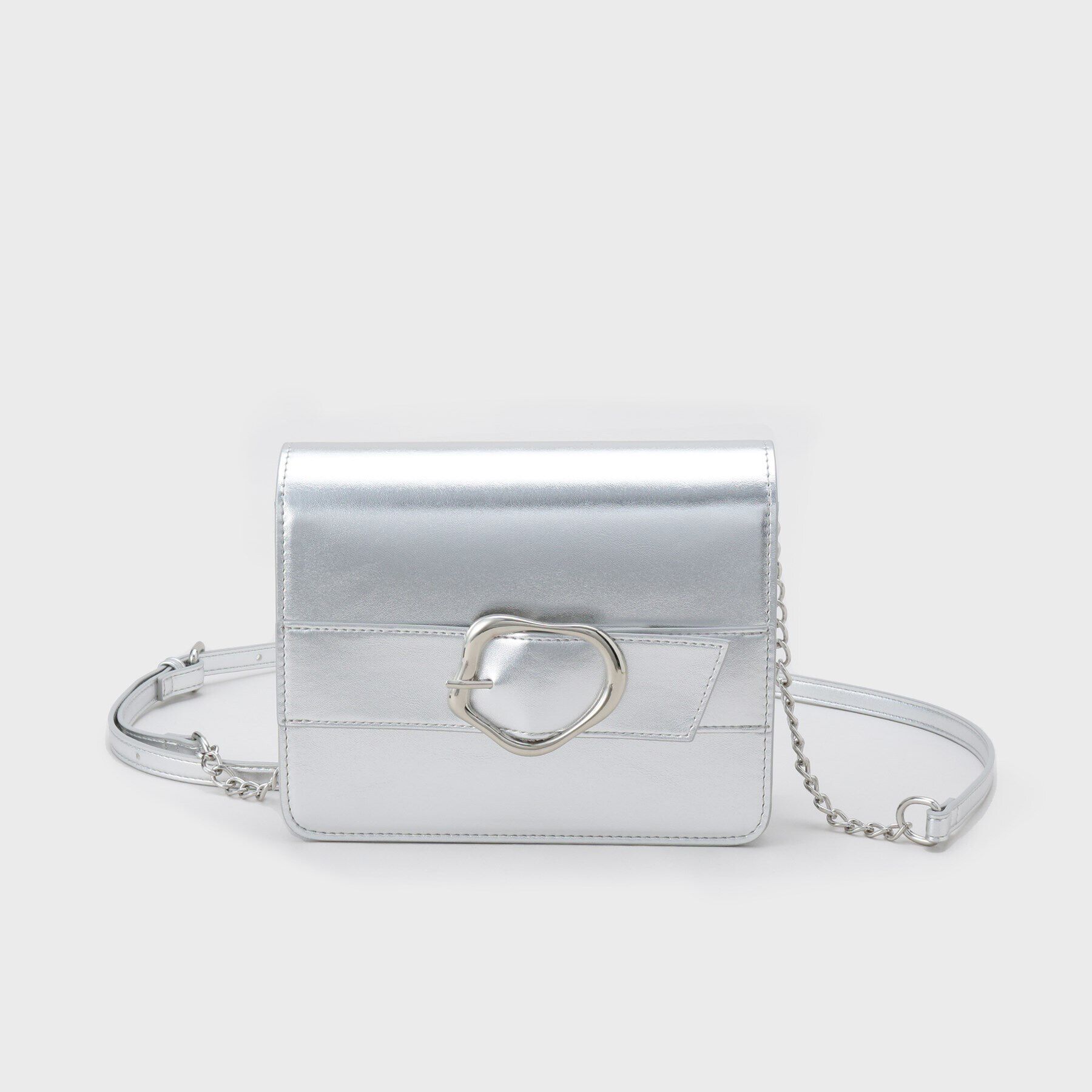 OPAQUE.CLIP「【ミラー付き】デザインバックルミニショルダーバッグ」|ショルダー・メッセンジャー|