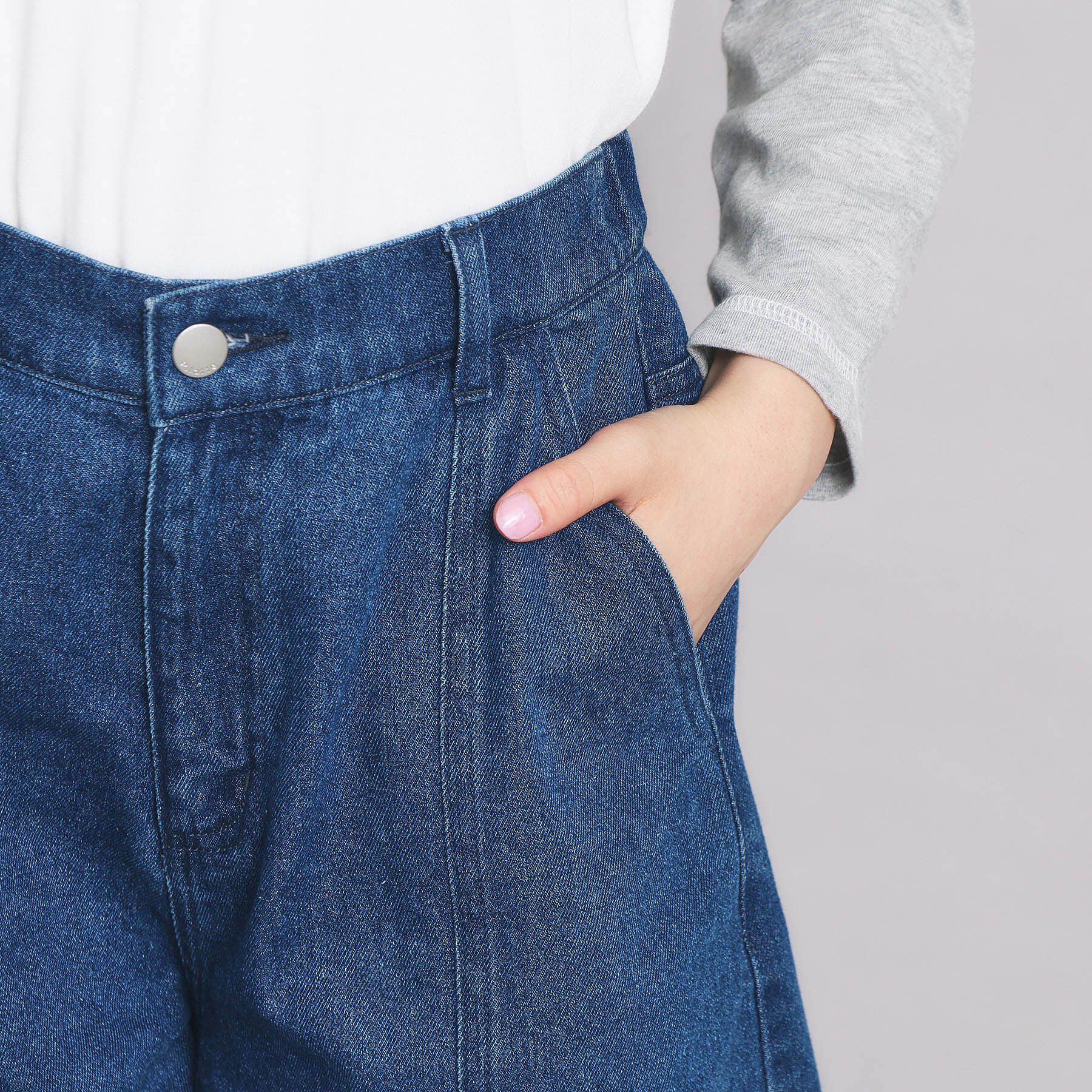 PINK-latte「ハイウエストショートパンツ」|キュロット|