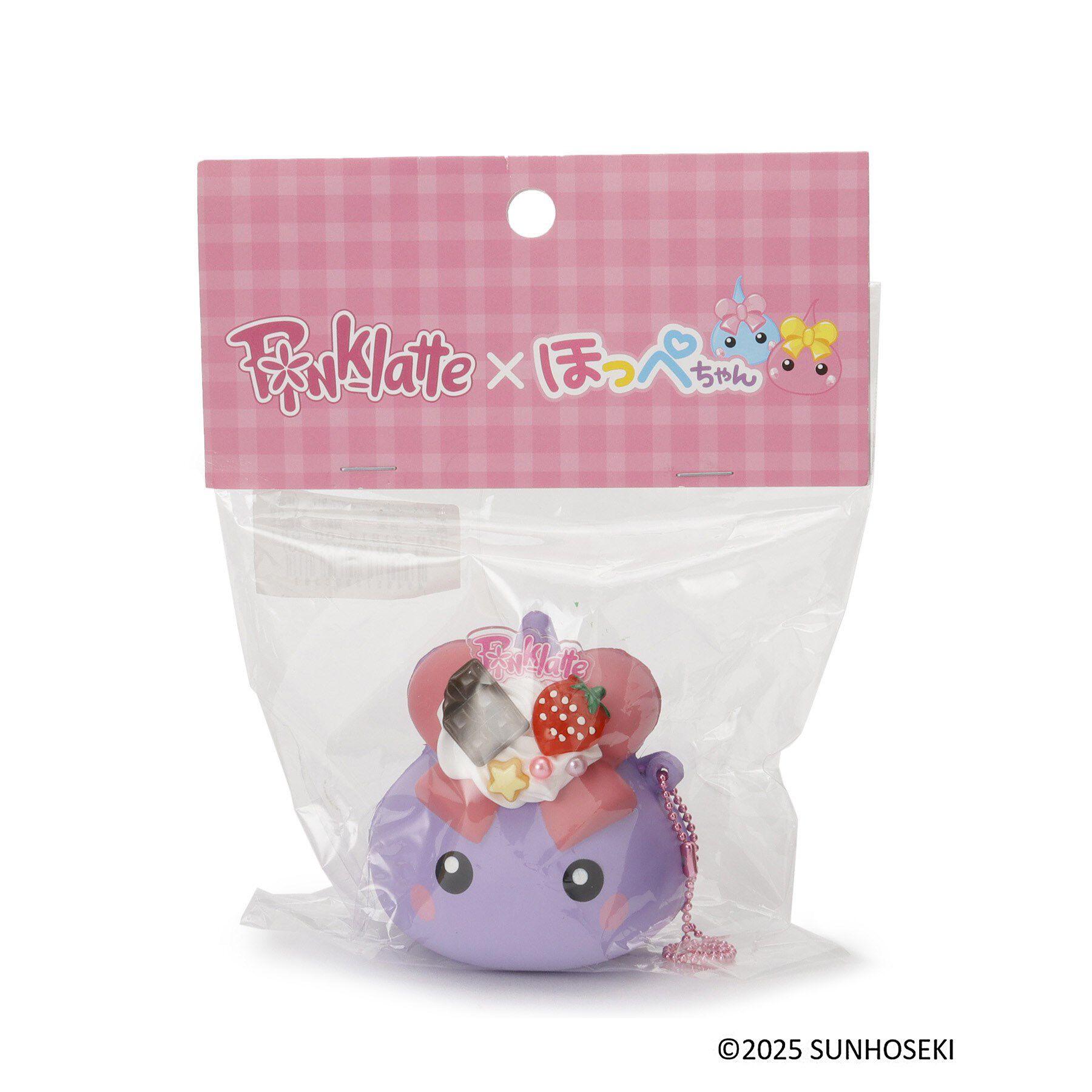 PINK-latte「【サン宝石ほっぺちゃんコラボ】スイーツスクイーズ」|キーケース|パープル(081)