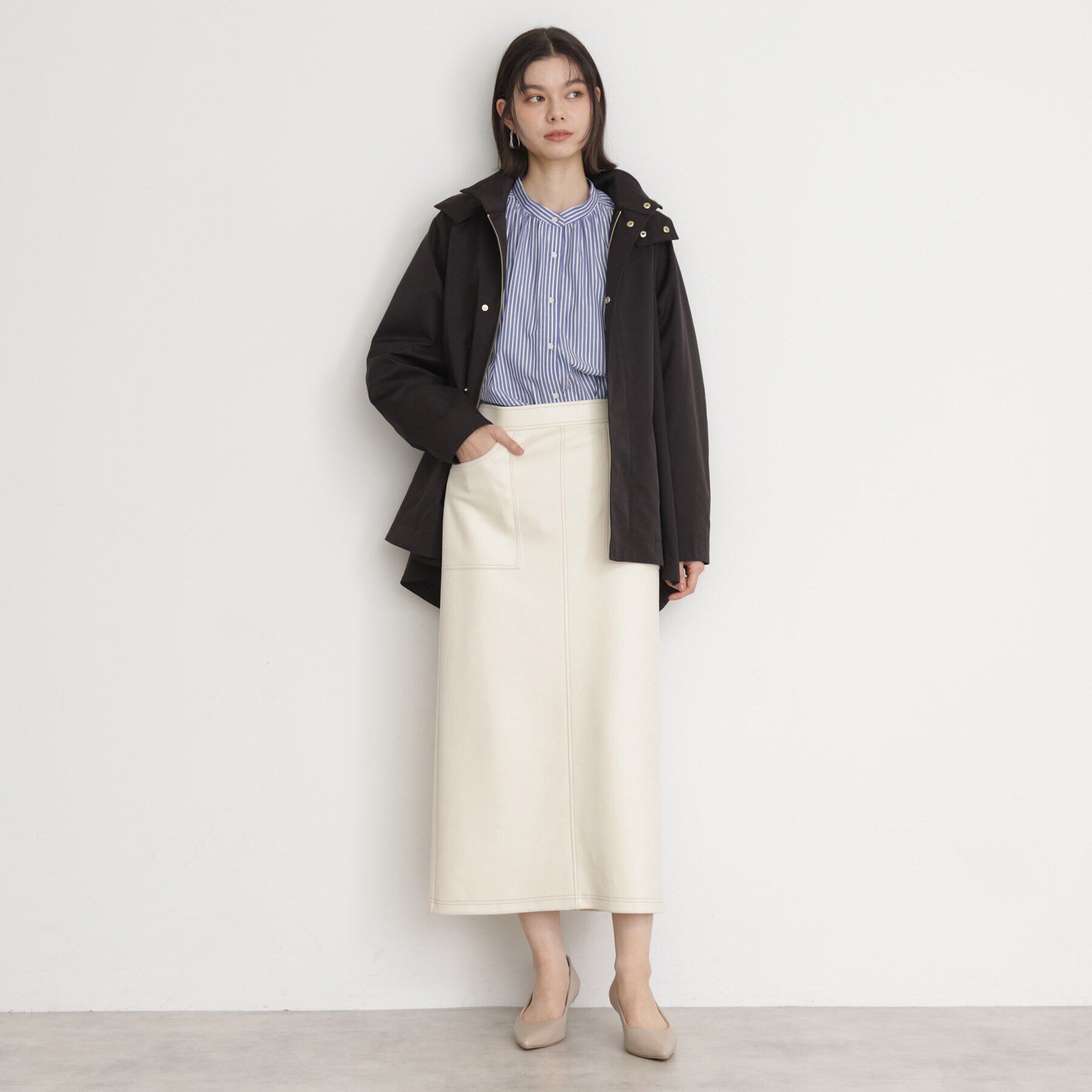 THE SHOP TK「【後ろタック】マウンテンパーカ/洗える」|ブルゾン・スタジャン|