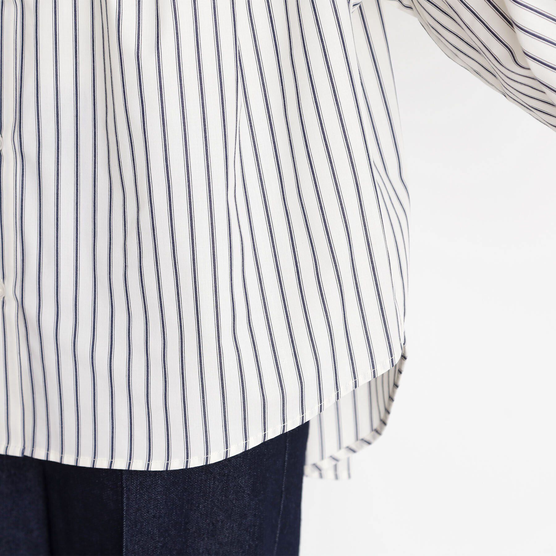 THE SHOP TK「バックシャーリングシャツ【洗える】」|シャツ・ブラウス|