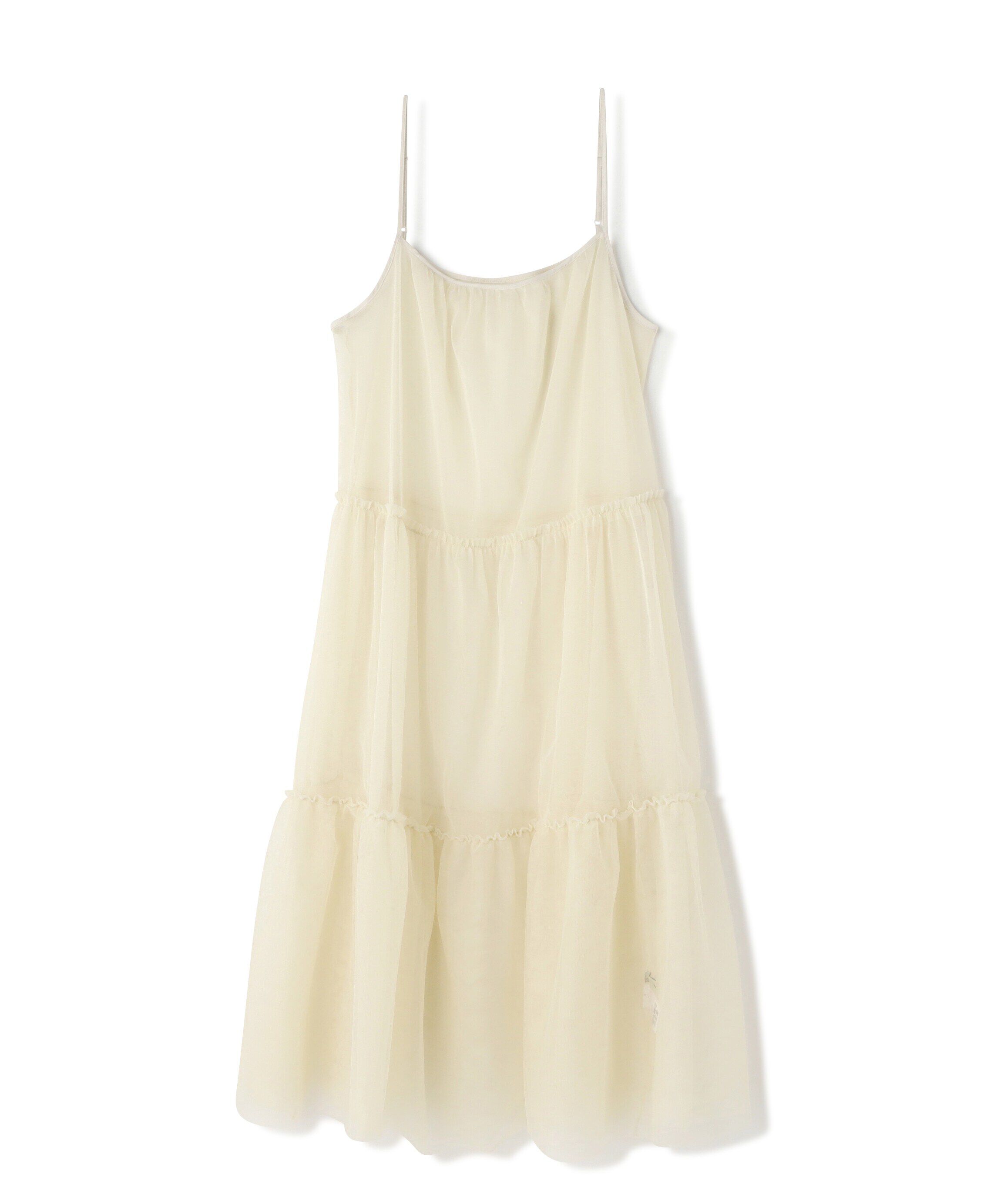  「チュールティアードキャミワンピース」|ワンピース|