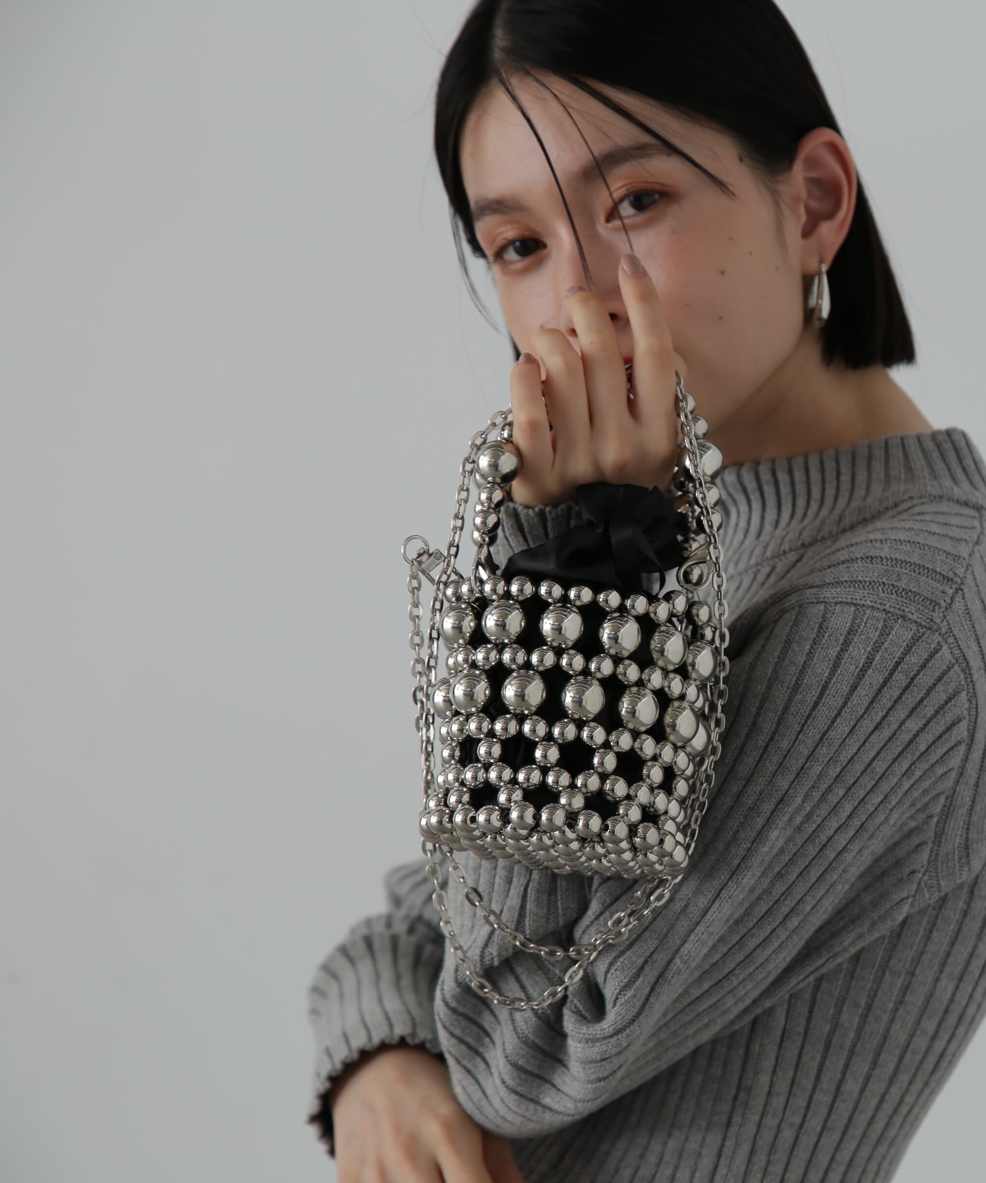  「メタルボール2wayチェーンショルダーバッグ」|ショルダー・メッセンジャー|