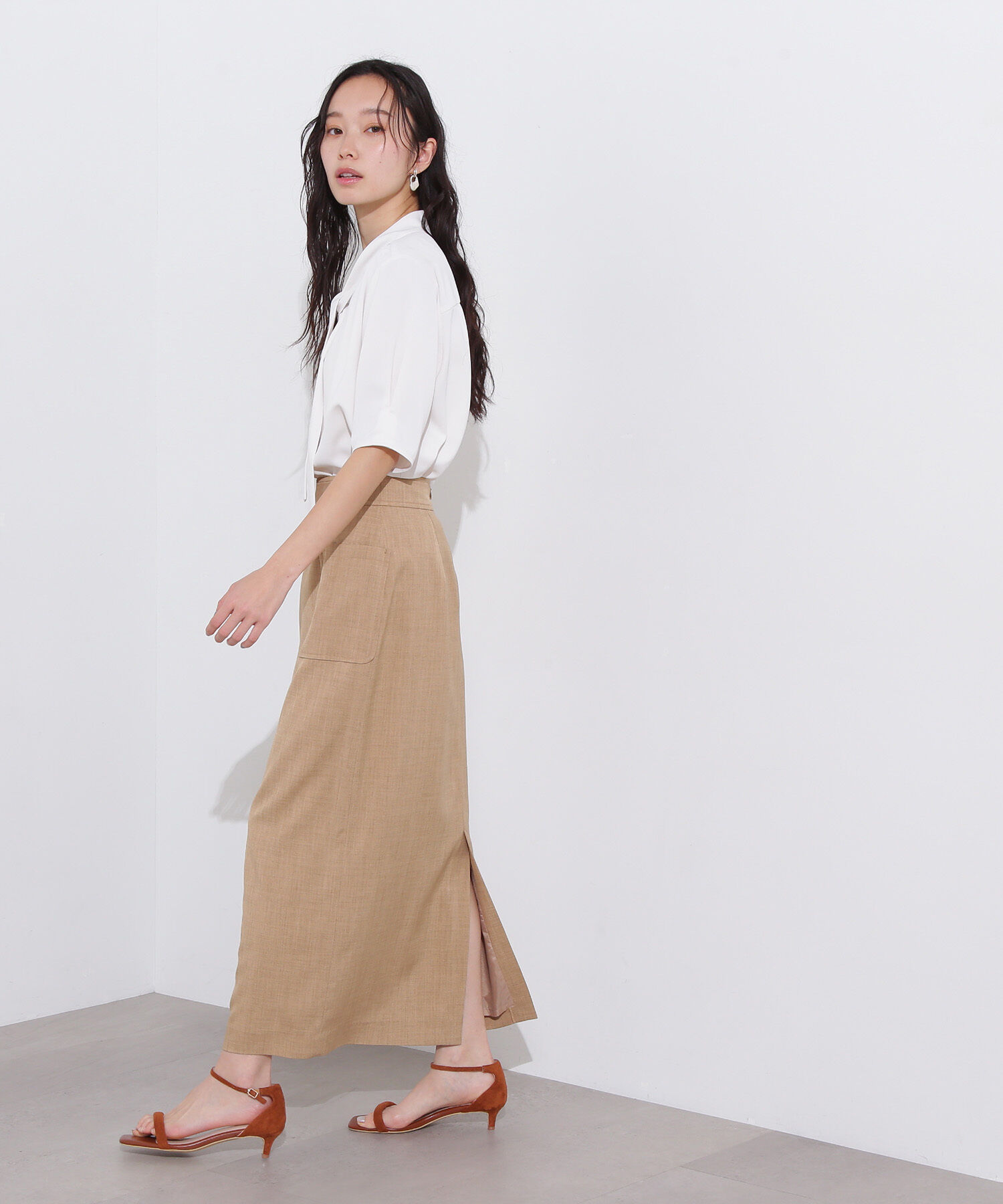  「ラチネボウタイブラウス」|シャツ・ブラウス|