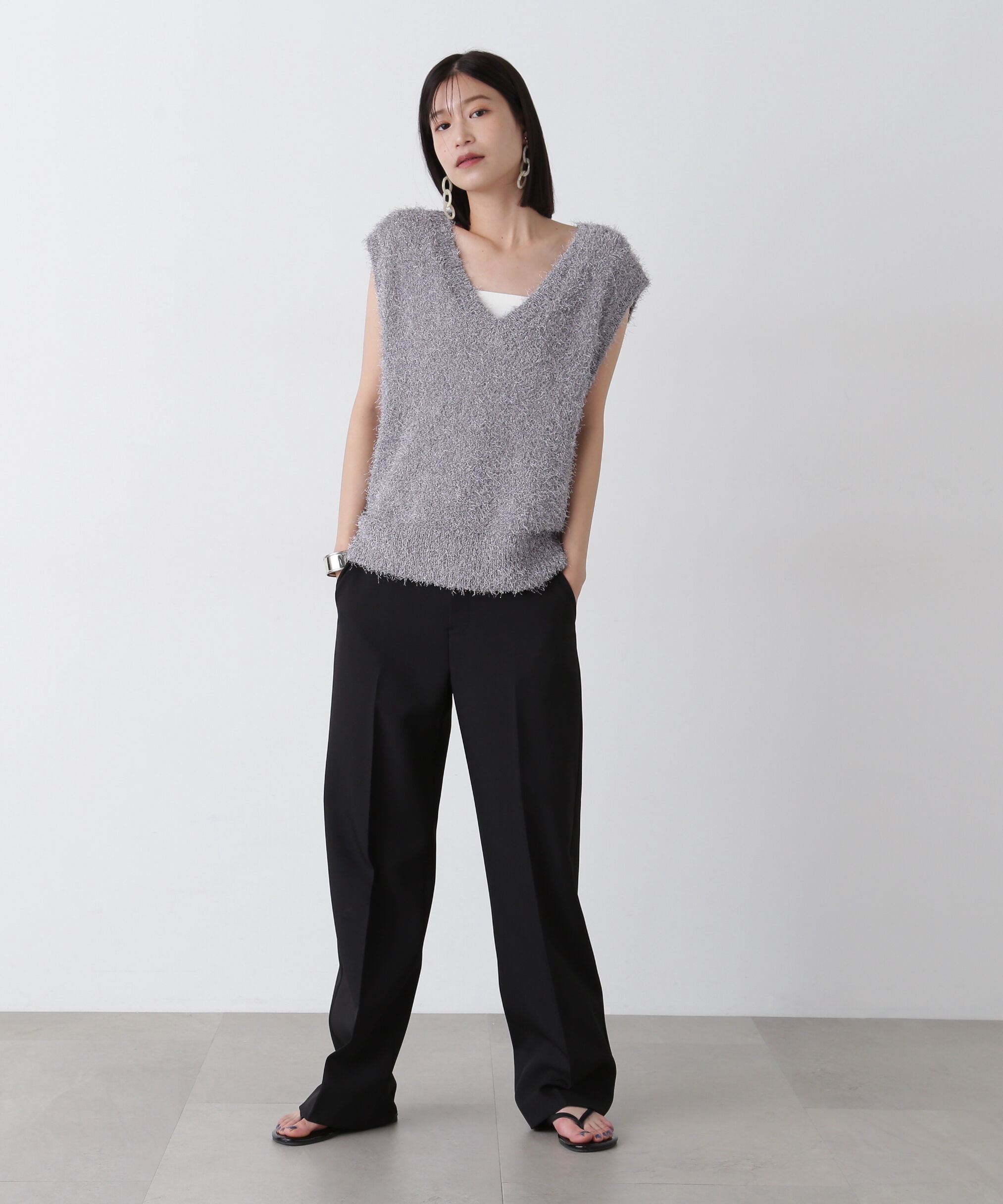  「センタープレスツイルトラウザー」|その他|