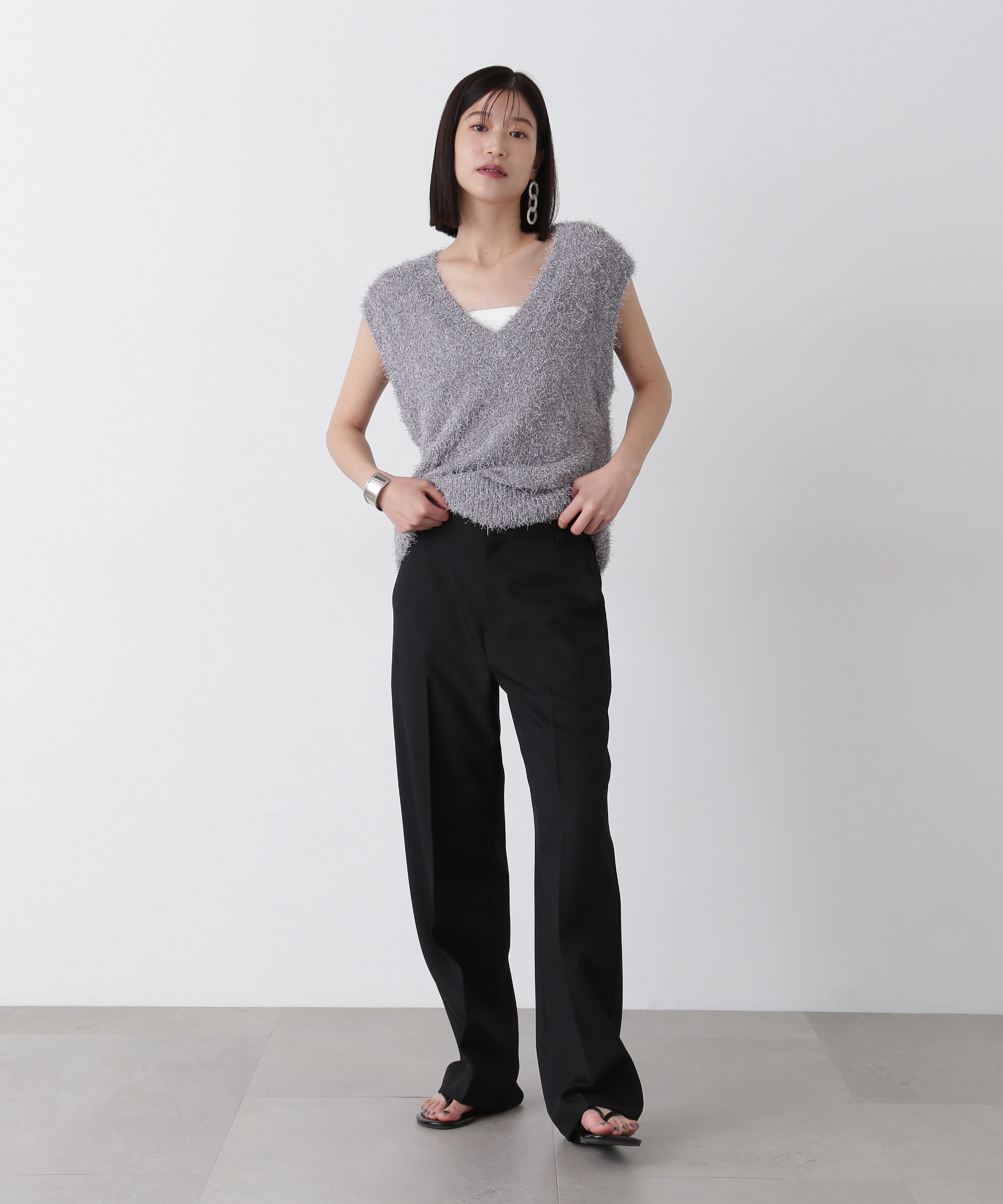  「センタープレスツイルトラウザー」|その他|