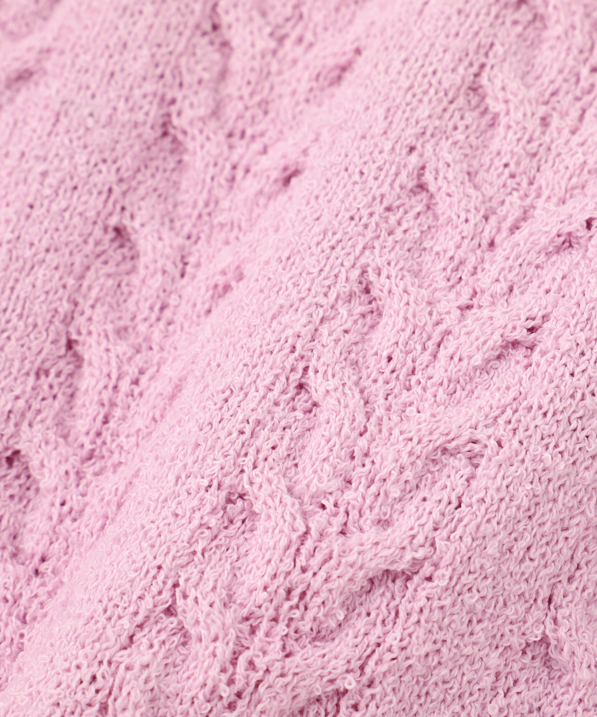  「ミニケーブル半袖ニット」|ニット・セーター|