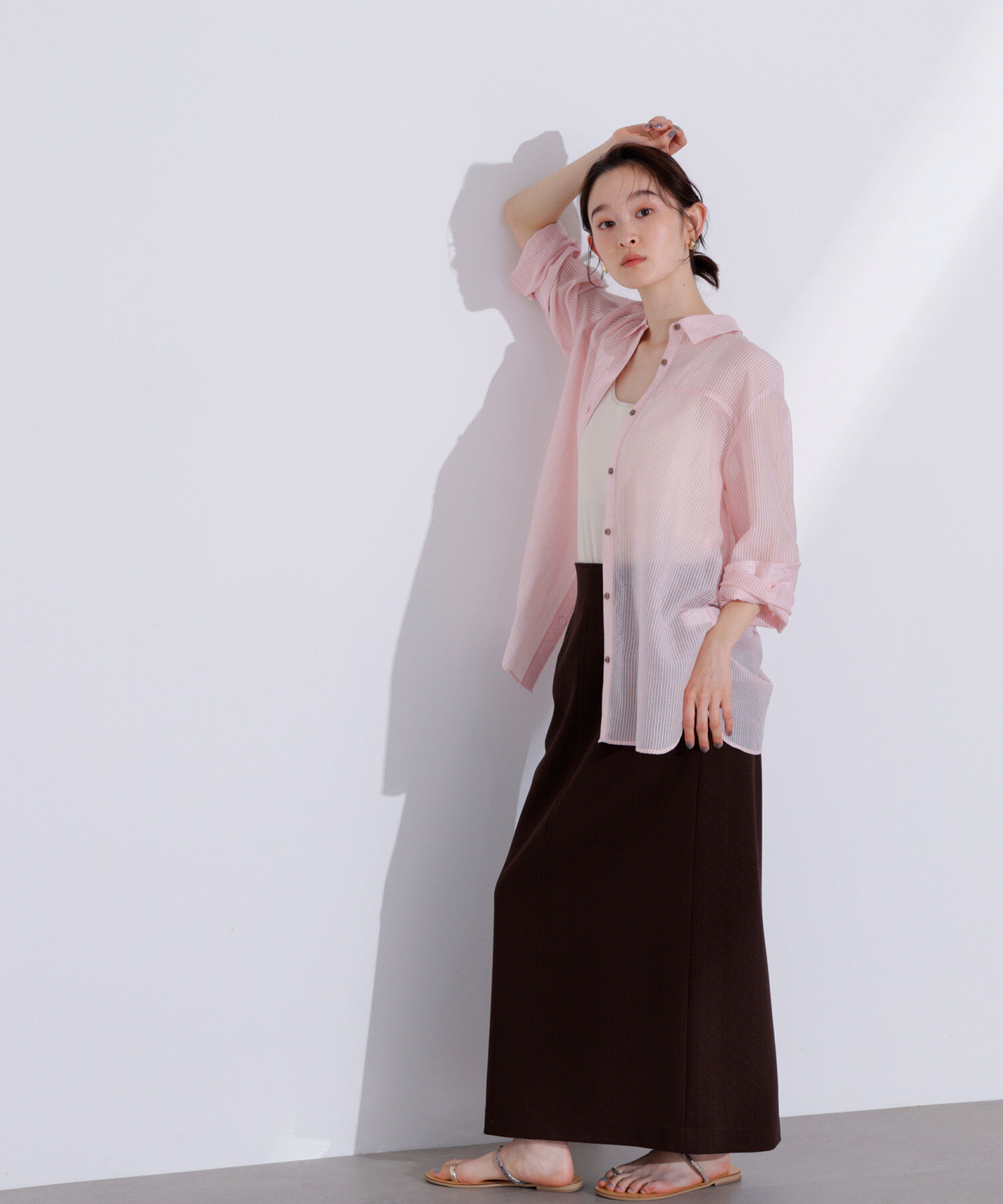  「シアーオーバーシャツ」|シャツ・ブラウス|