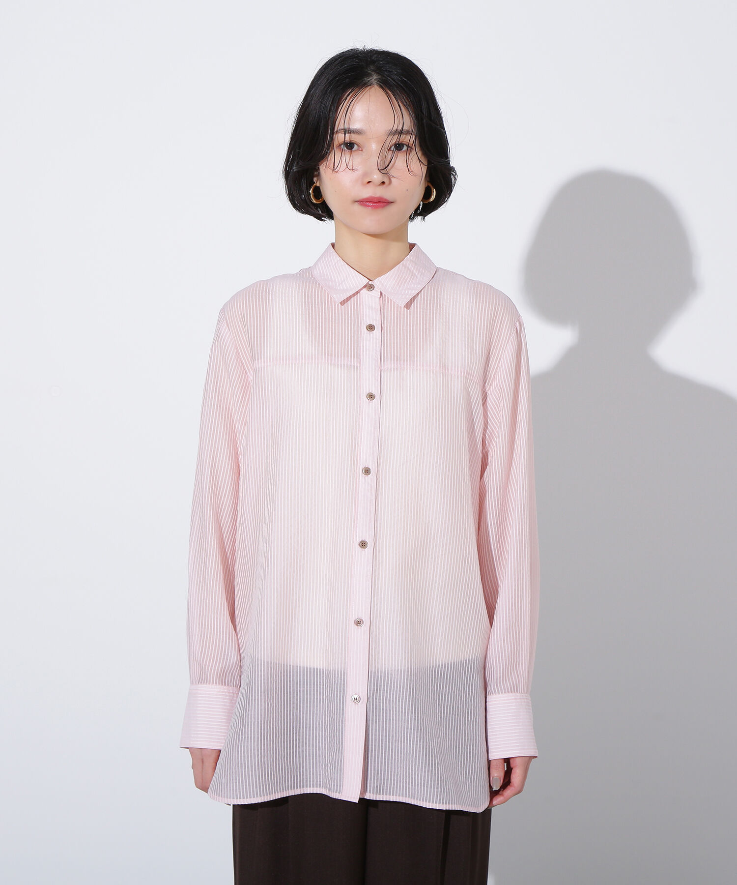  「シアーオーバーシャツ」|シャツ・ブラウス|