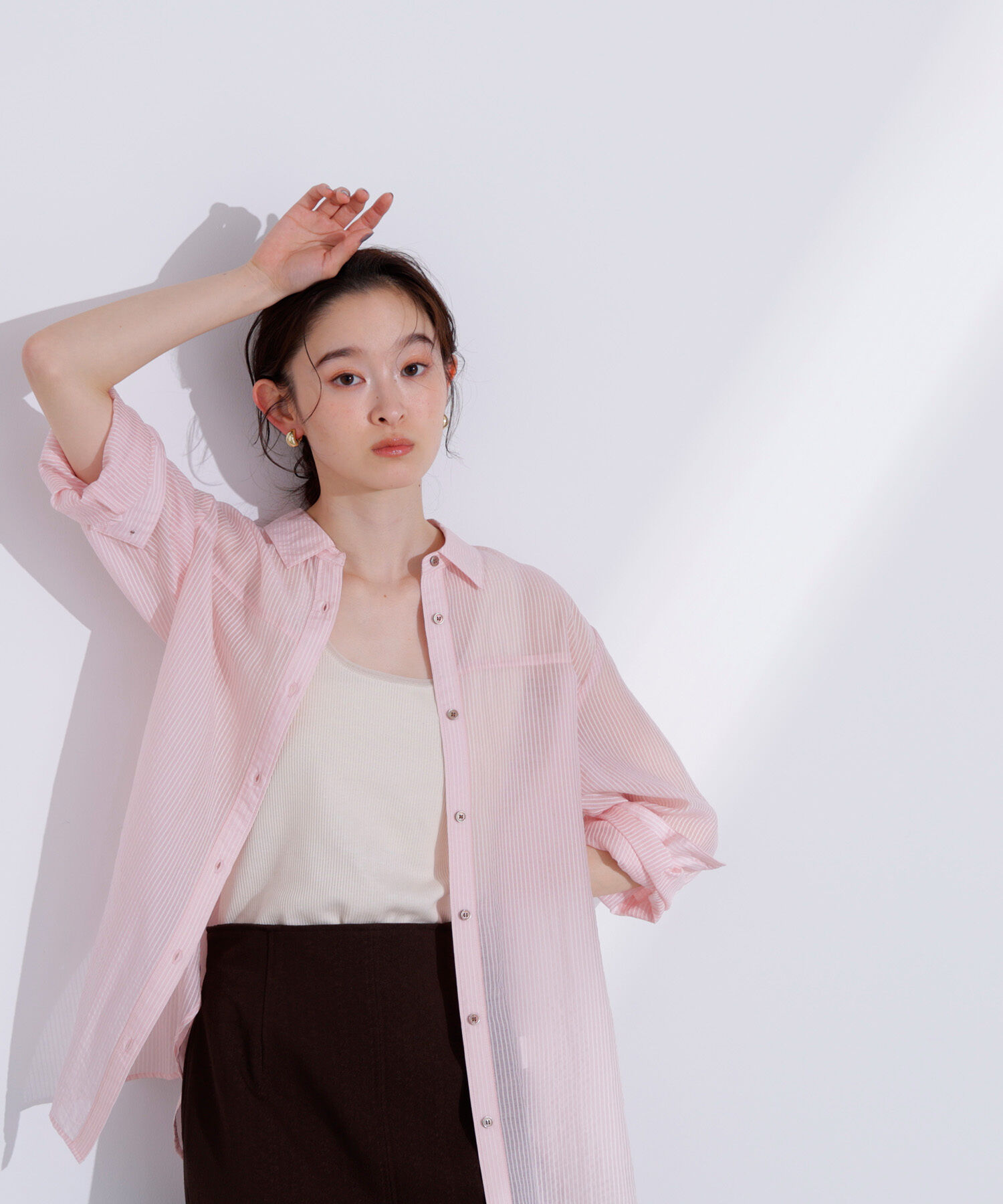  「シアーオーバーシャツ」|シャツ・ブラウス|