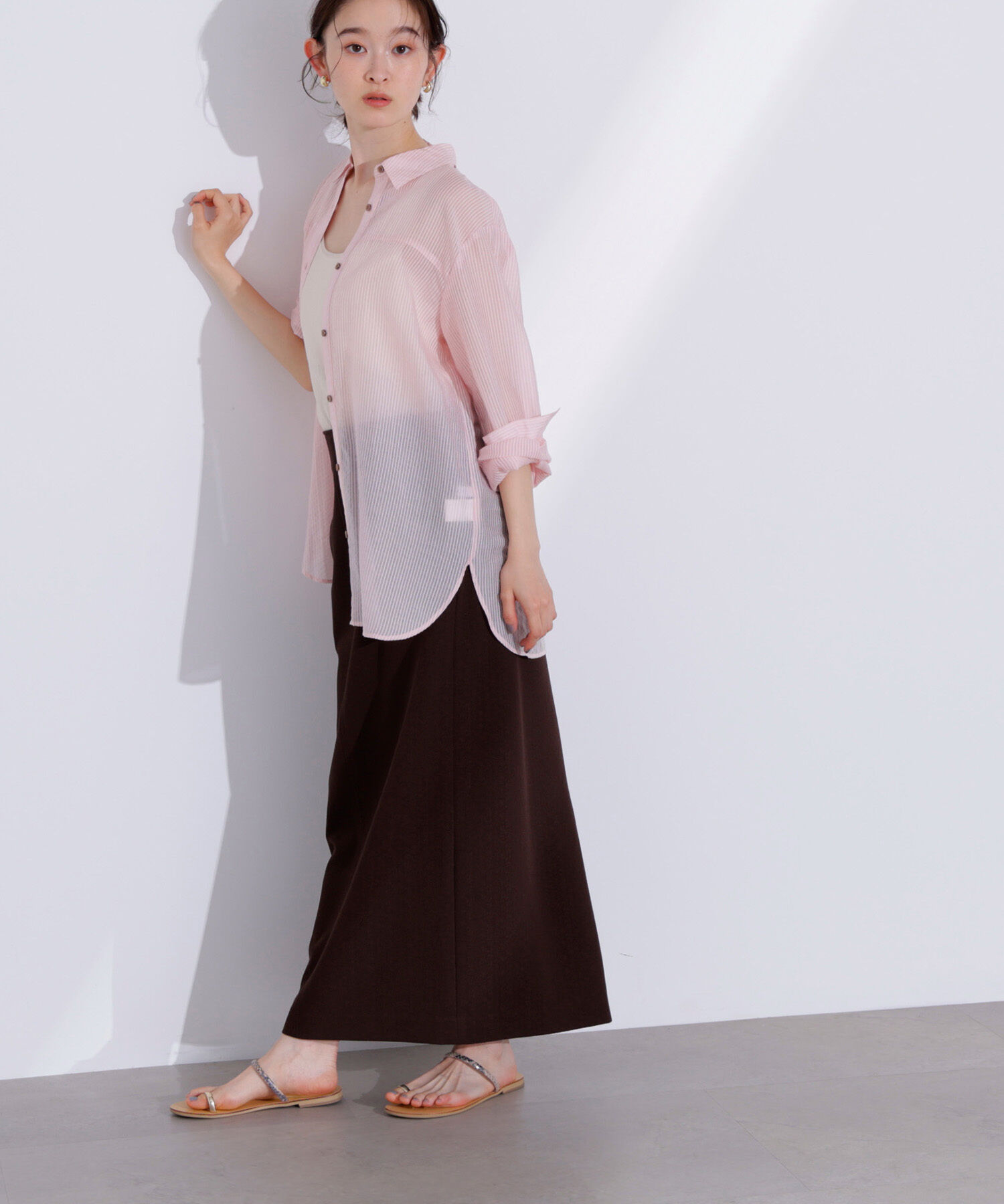  「シアーオーバーシャツ」|シャツ・ブラウス|