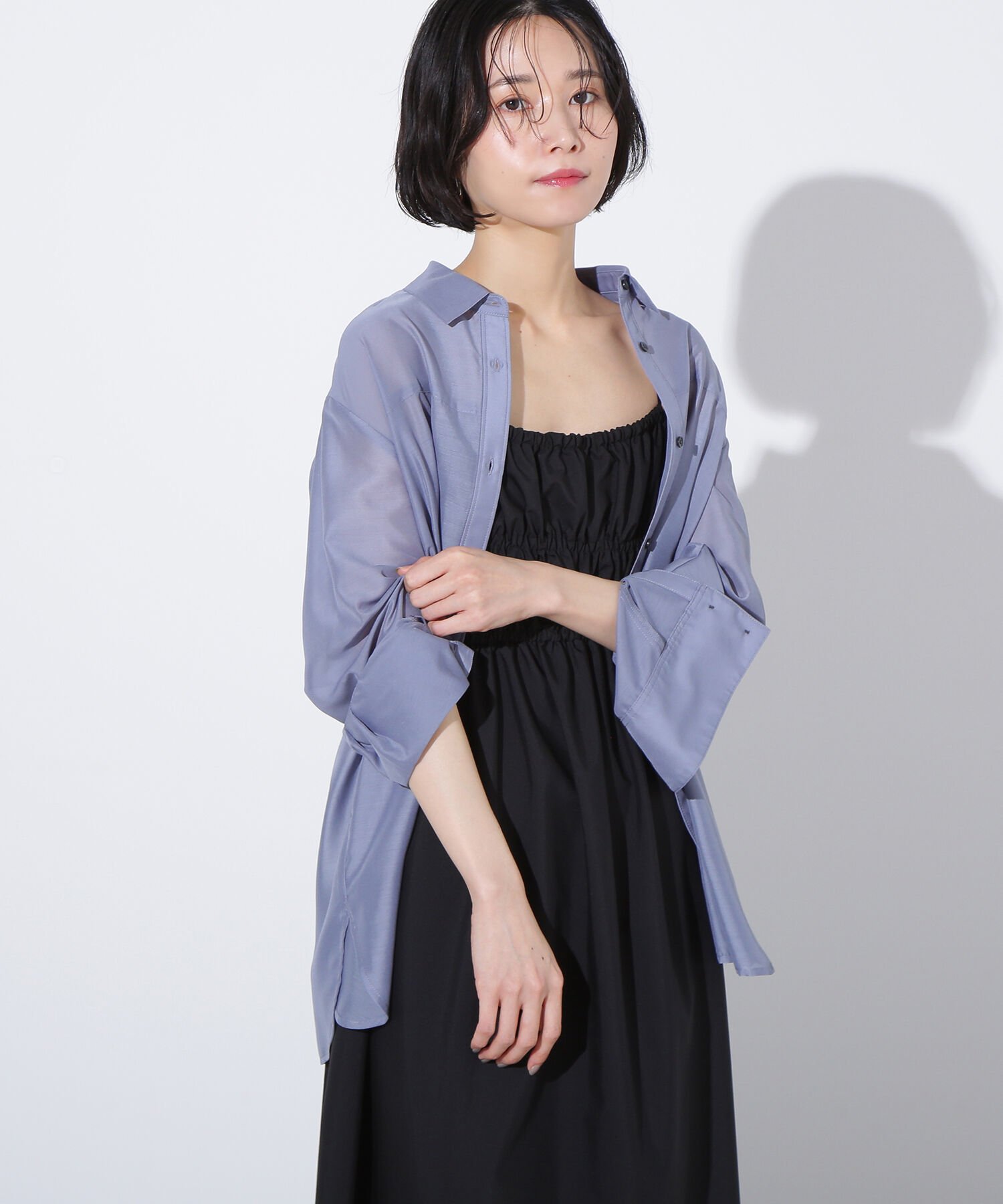 「シアーオーバーシャツ」|シャツ・ブラウス|