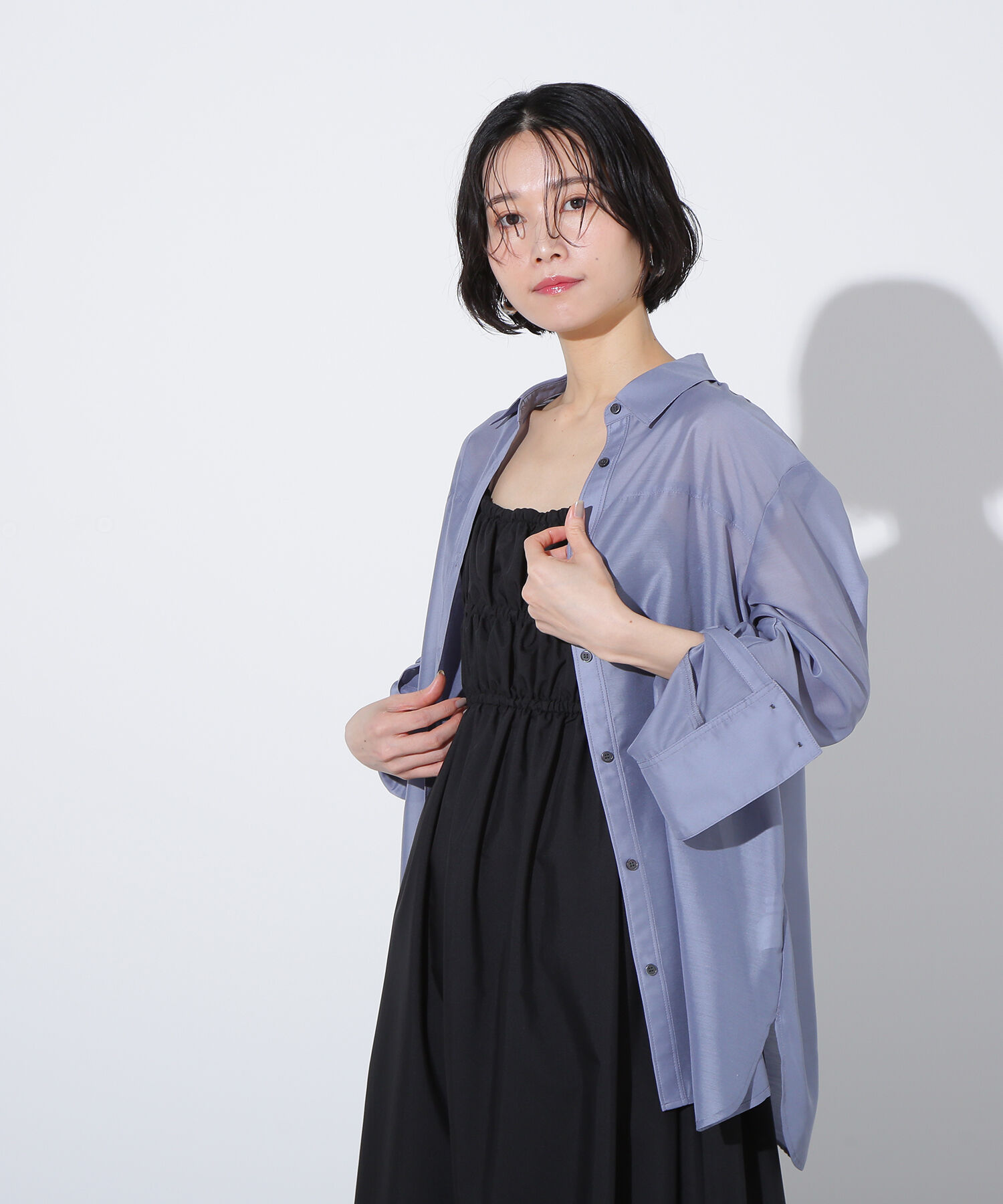  「シアーオーバーシャツ」|シャツ・ブラウス|