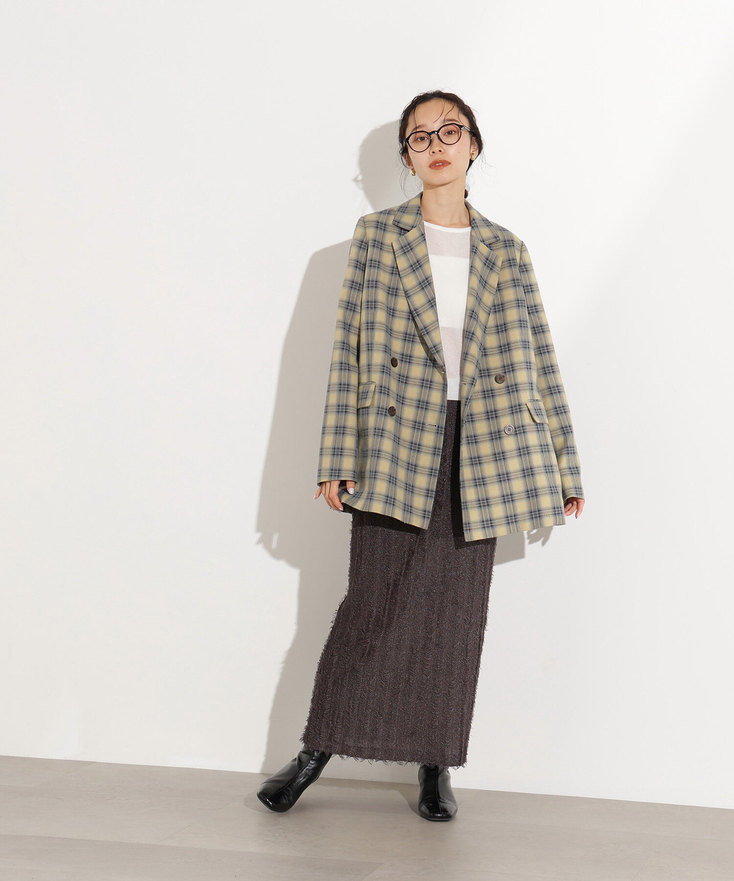  「フリンジニットスカート」|スカート|