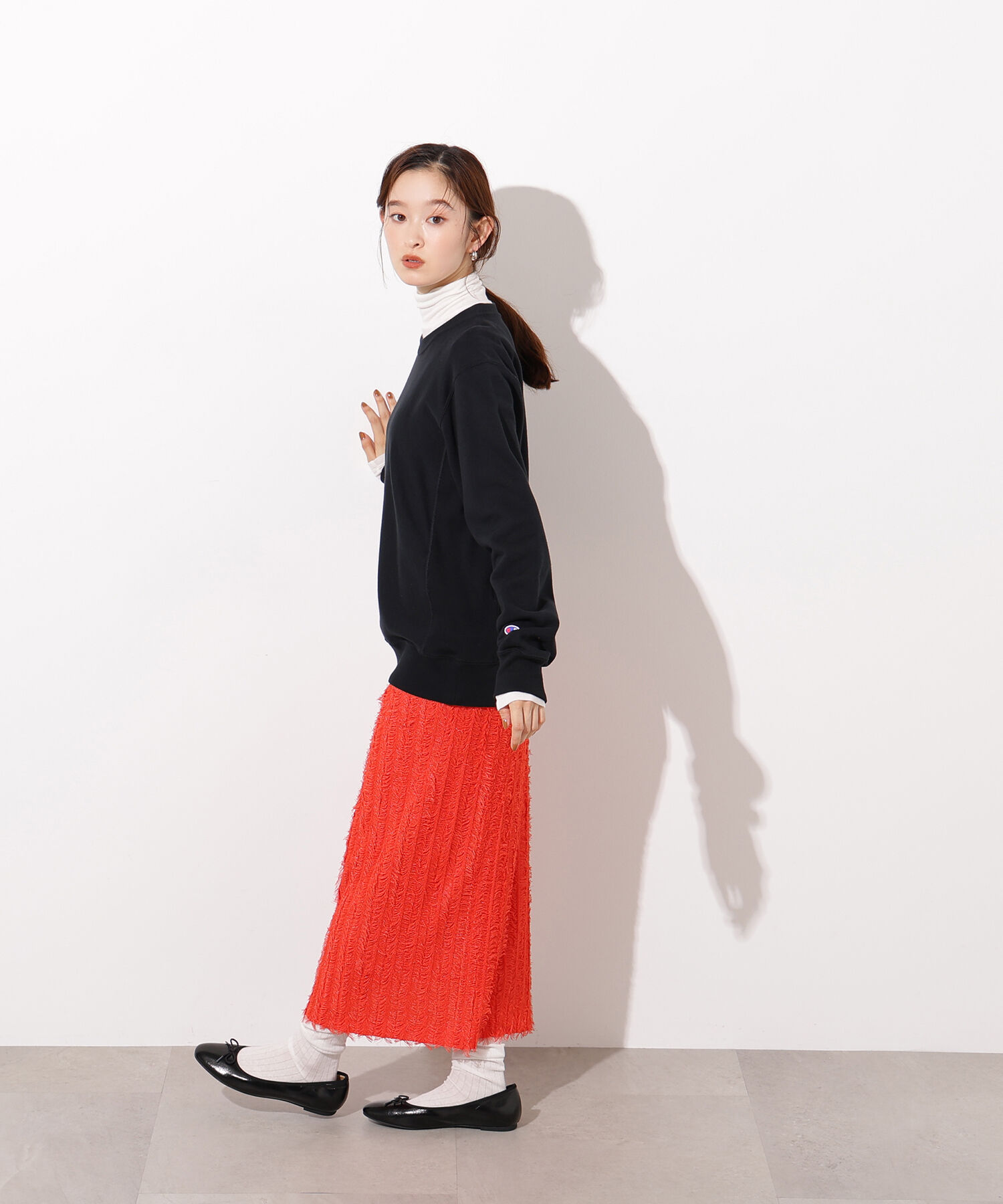  「フリンジニットスカート」|スカート|