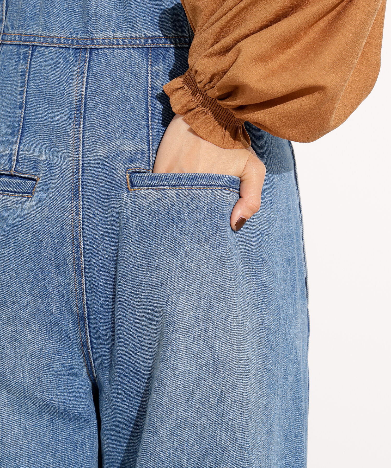  「デニムベアサロペット」|ワンピース|