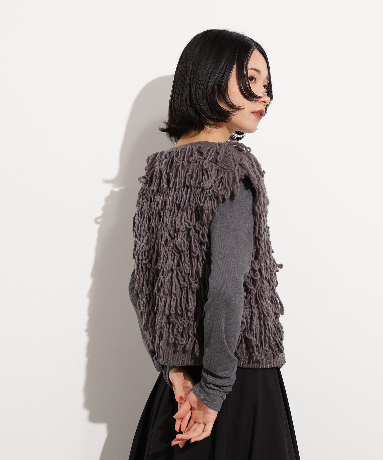  「ループニットベスト」|ニット・セーター|