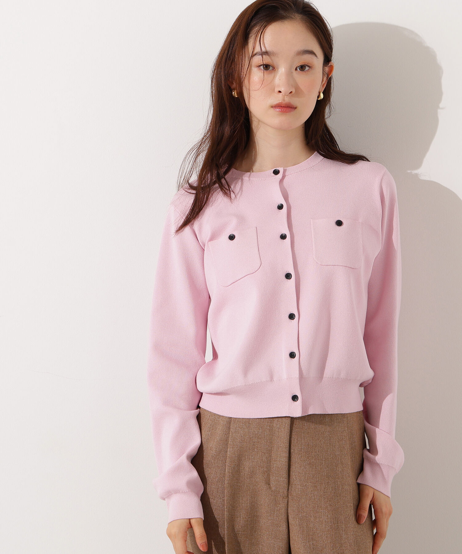  「ベーシックポケットカーディガン」|ニット・セーター|