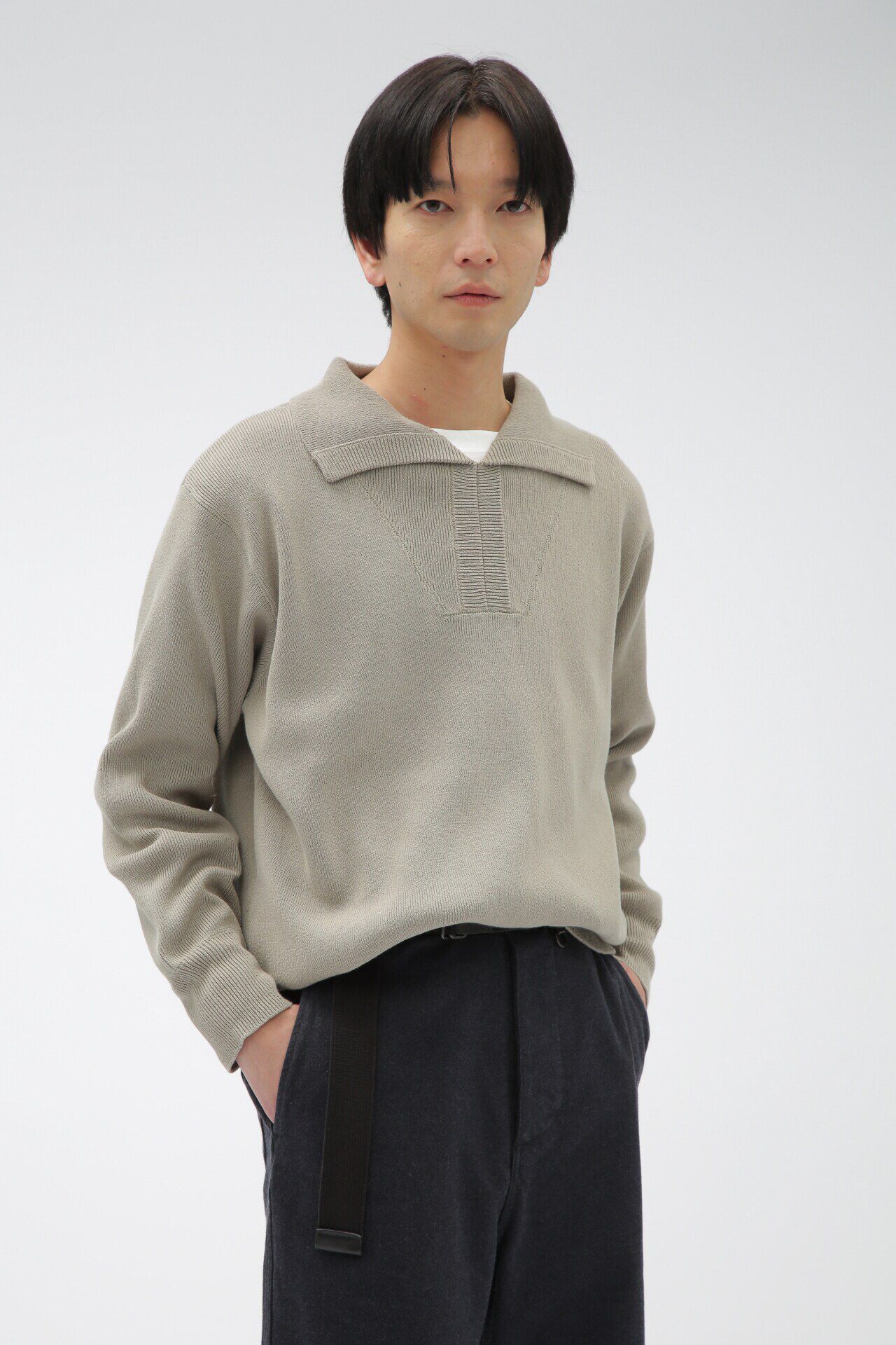 MHL.「VINTAGE DRY COTTON」|ニット・セーター|TAUPE6