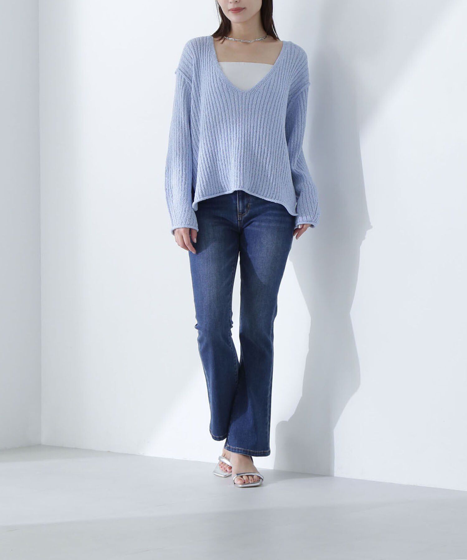  「スリムフレアデニムパンツ」|その他|