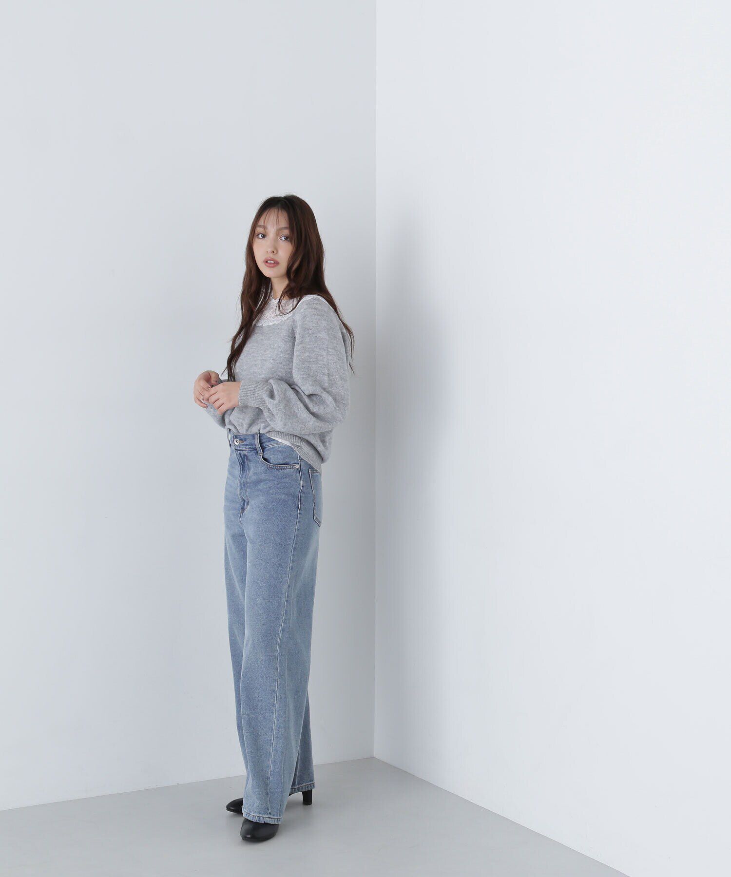  「レーストリミングニット　24AW」|ニット・セーター|