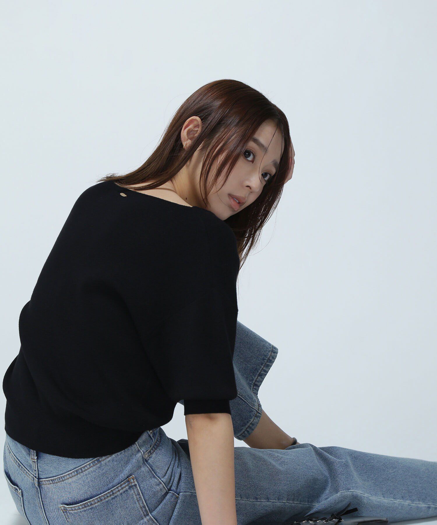  「総針ベーシックシリーズ Vネックニット」|ニット・セーター|