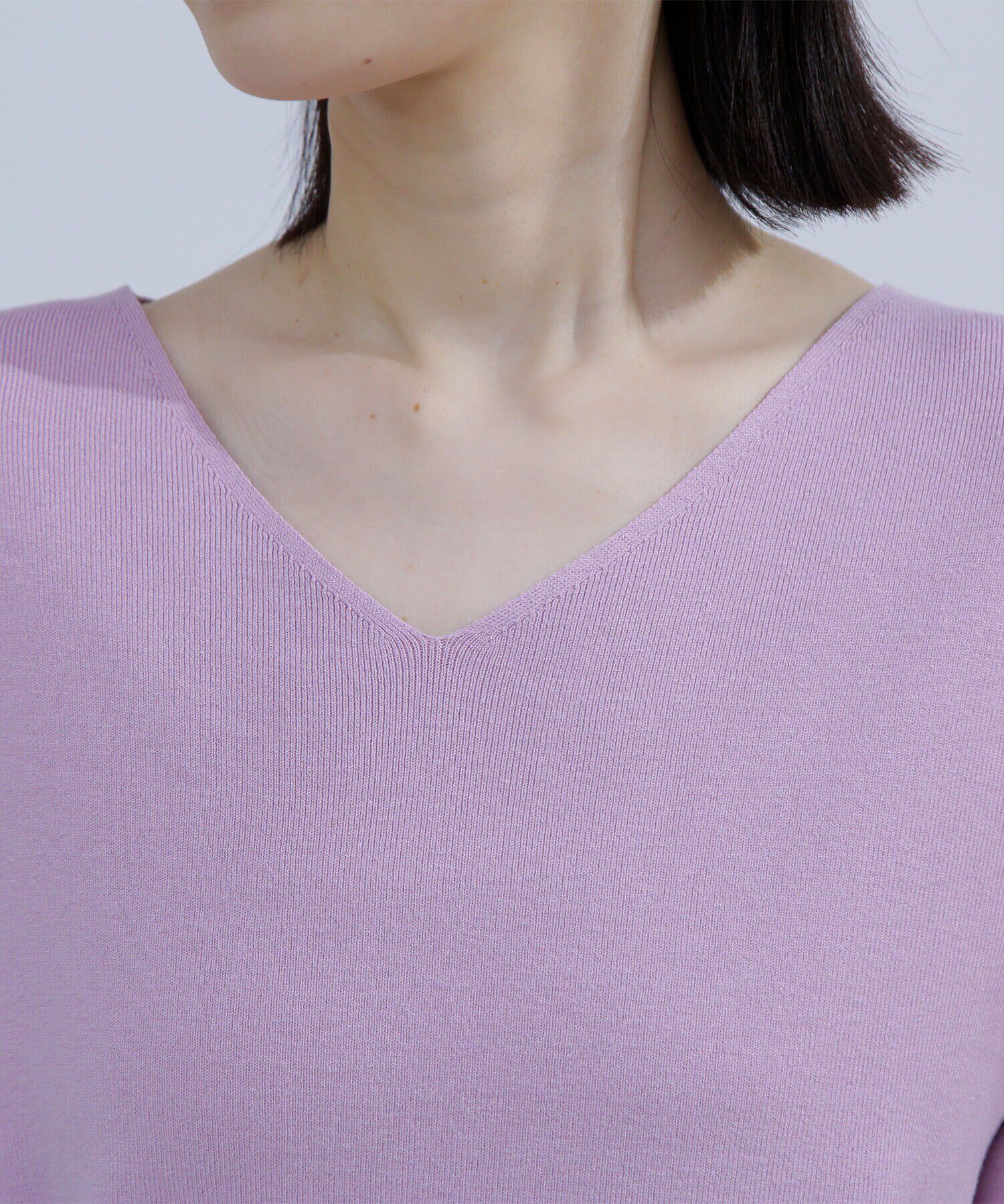  「総針ベーシックシリーズ Vネックニット」|ニット・セーター|