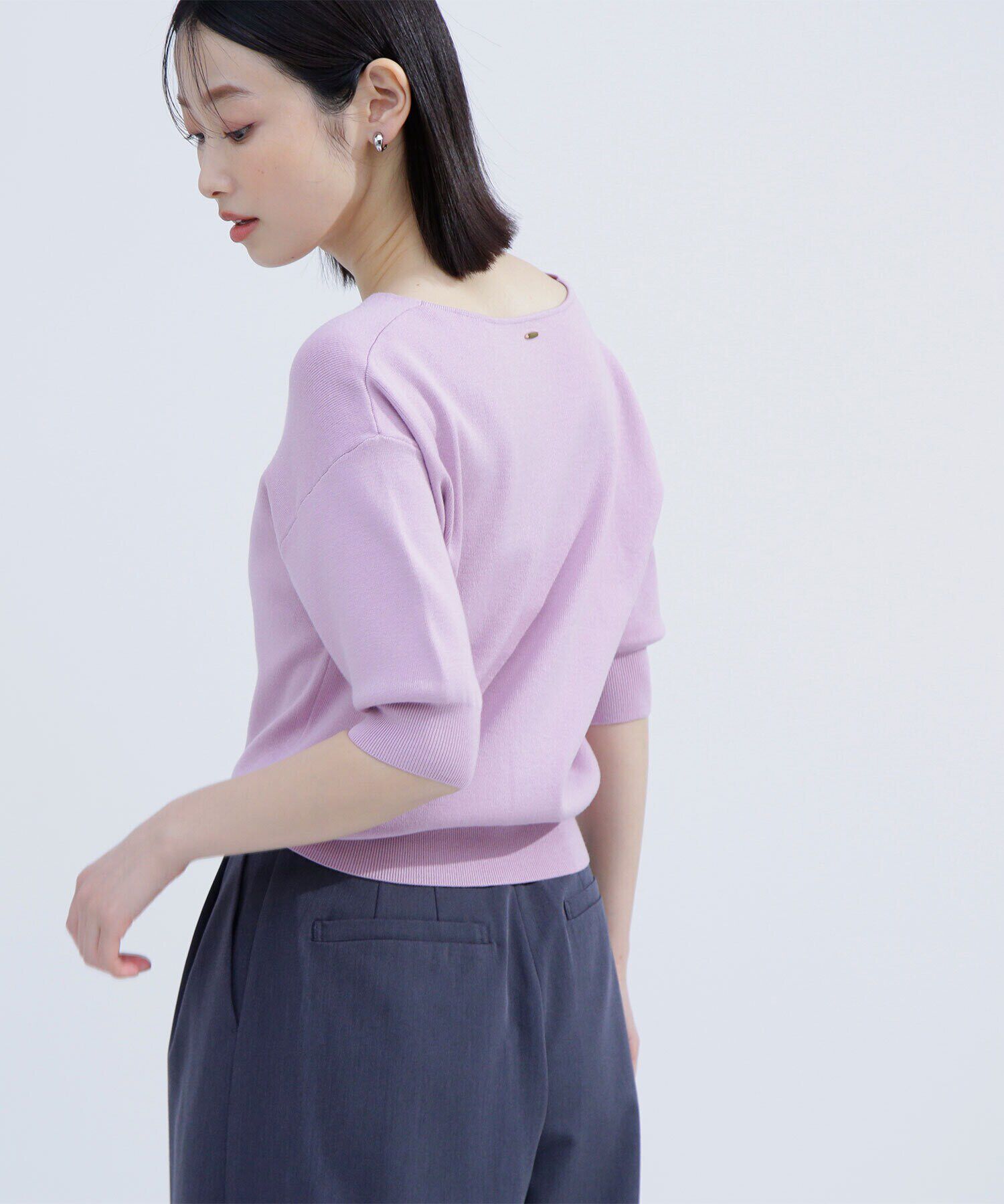  「総針ベーシックシリーズ Vネックニット」|ニット・セーター|