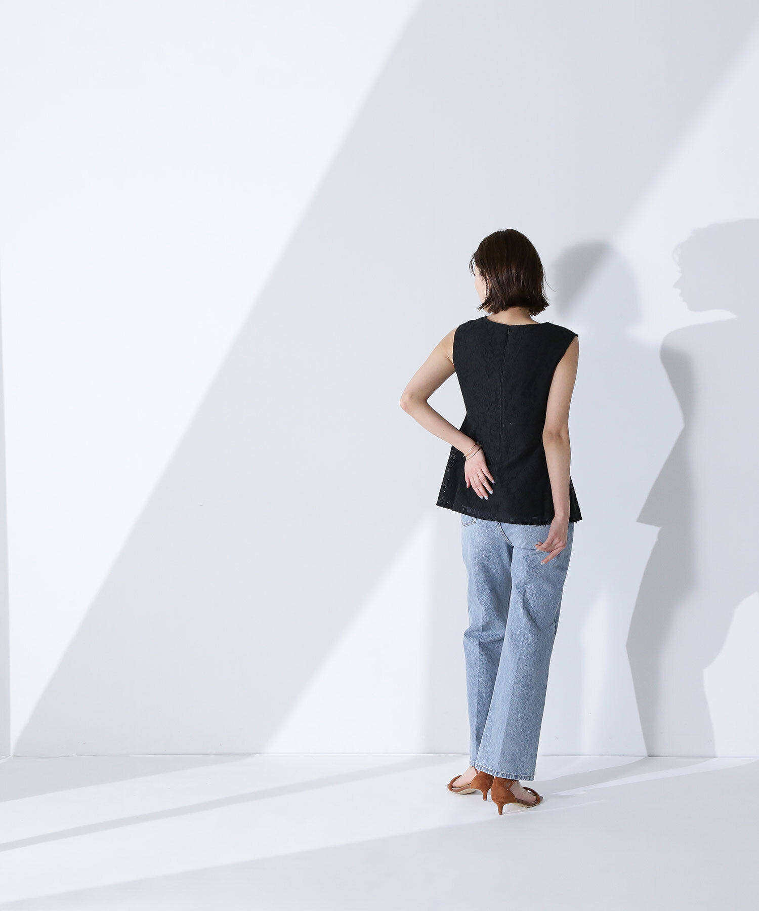  「ペプラムレースセットアップ」|ワンピース|