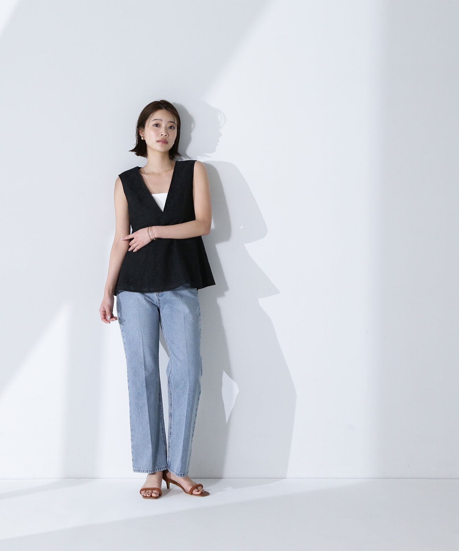  「ペプラムレースセットアップ」|ワンピース|