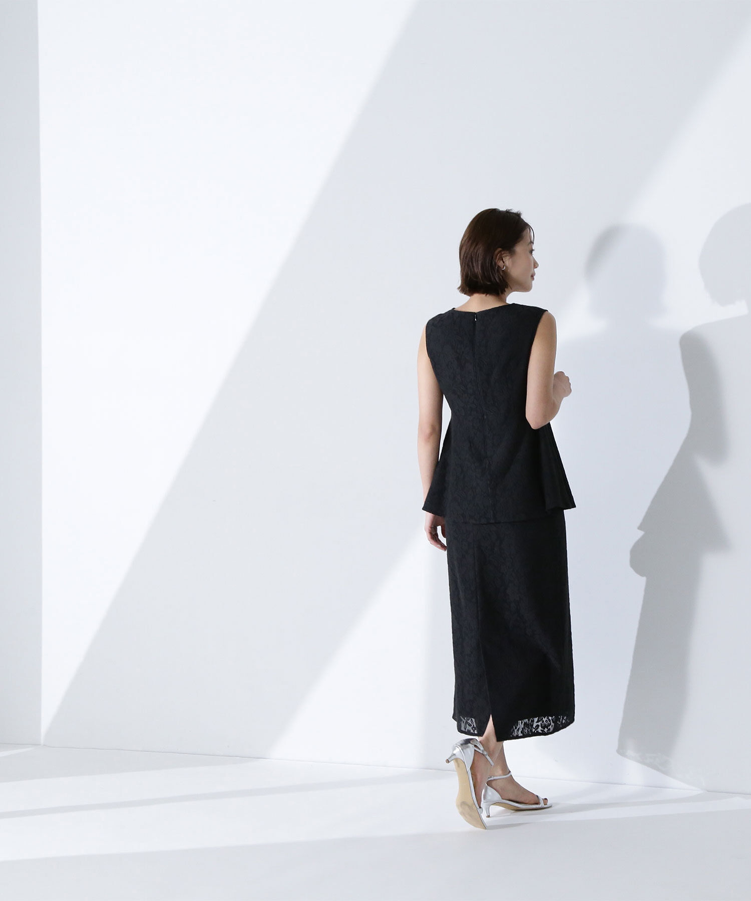  「ペプラムレースセットアップ」|ワンピース|