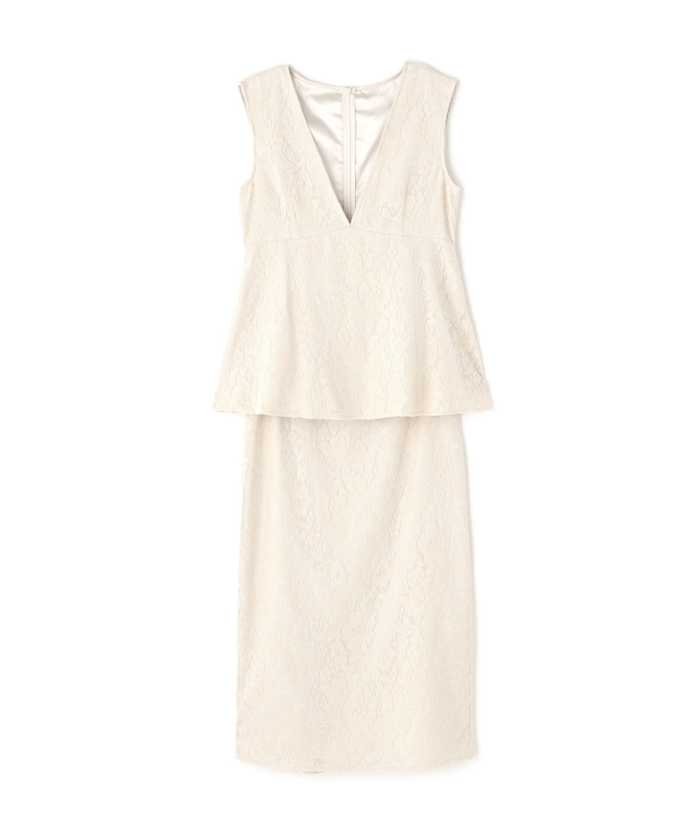  「ペプラムレースセットアップ」|ワンピース|