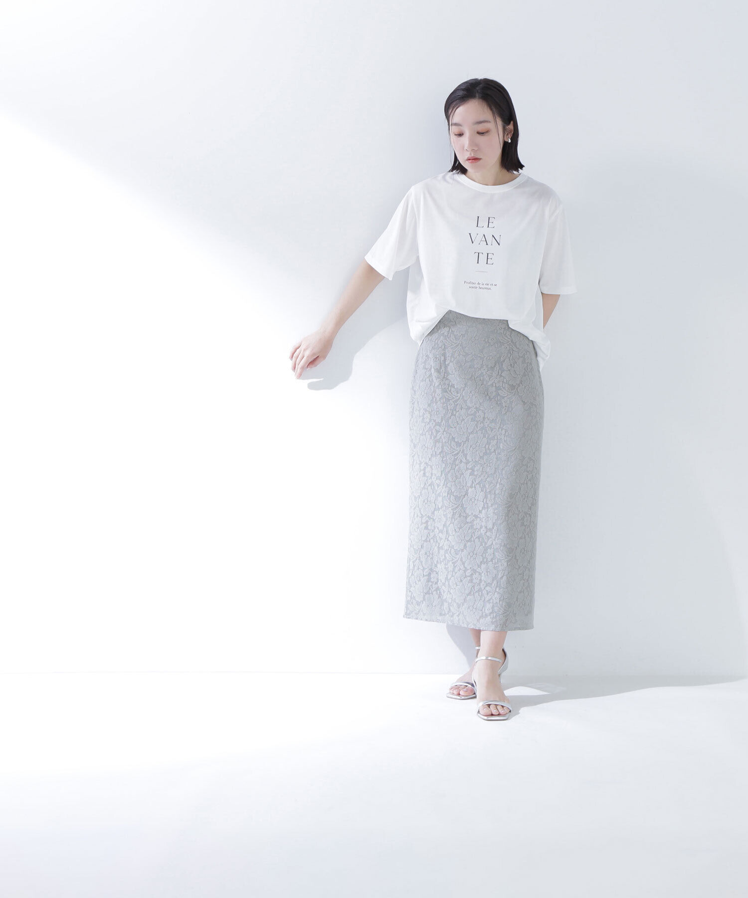  「ペプラムレースセットアップ」|ワンピース|