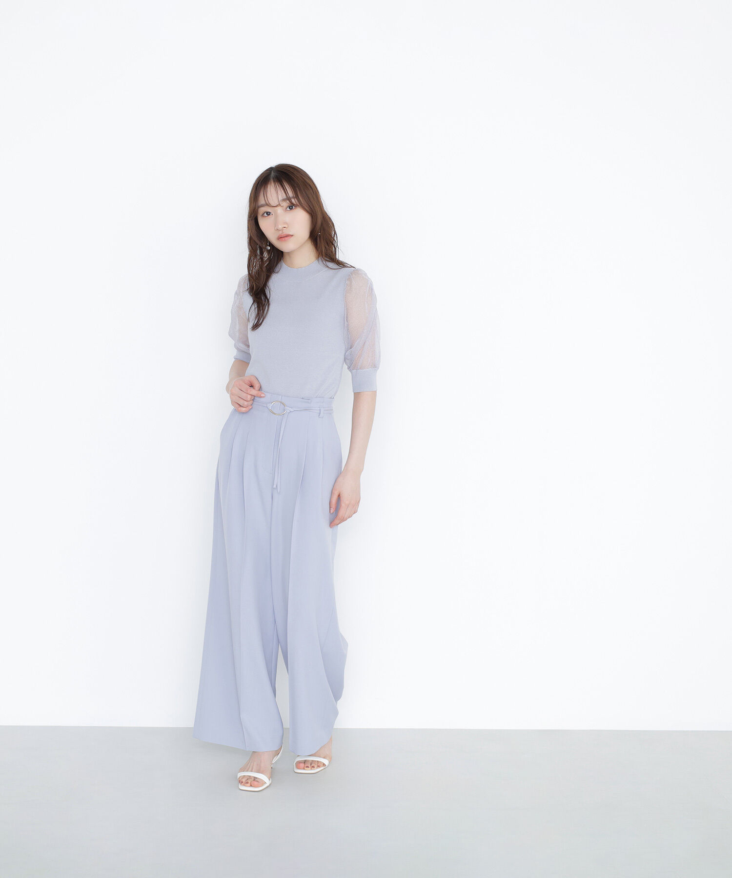  「ダブルベルトワイドパンツ」|その他|