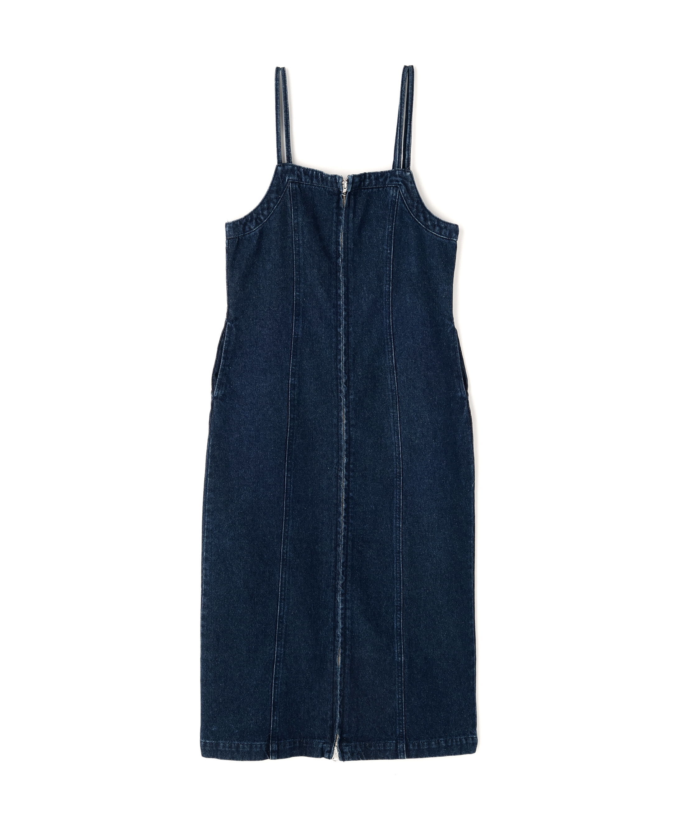  「デニムナローキャミワンピース」|ワンピース|