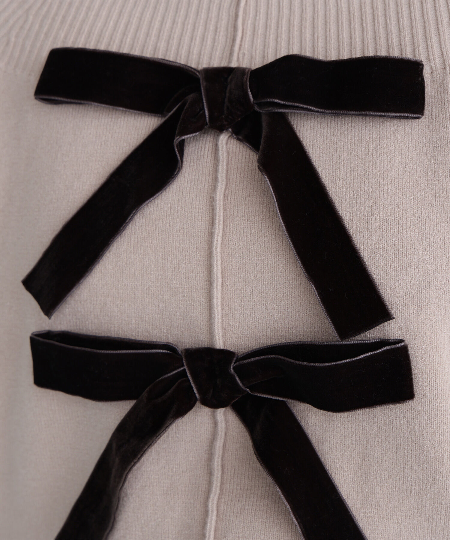  「ベロアリボンニットセットアップ」|ワンピース|